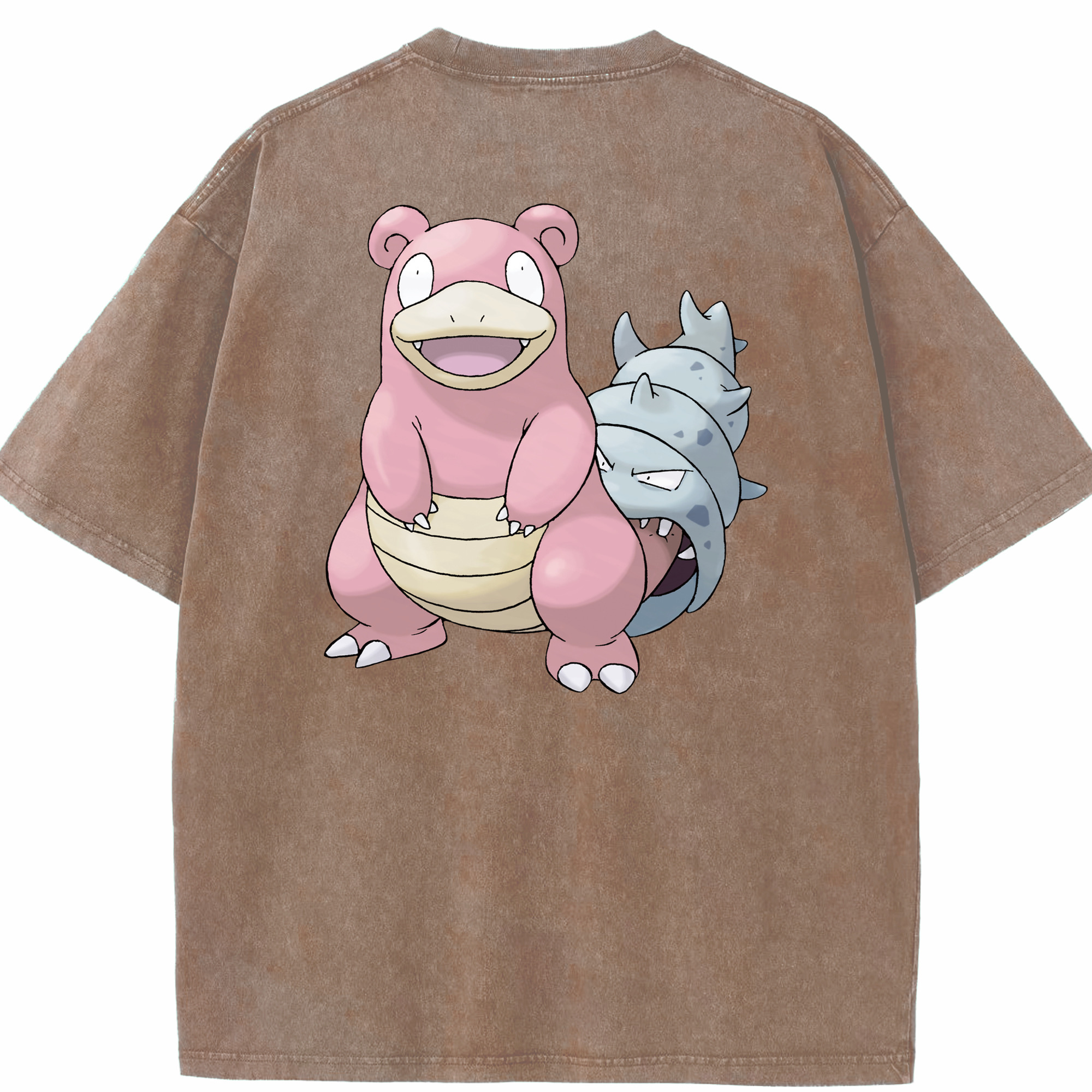（画像用） ポケットモンスター Pokémon 綿100% ヴィンテージ風 半袖Tシャツ（背面プリント）