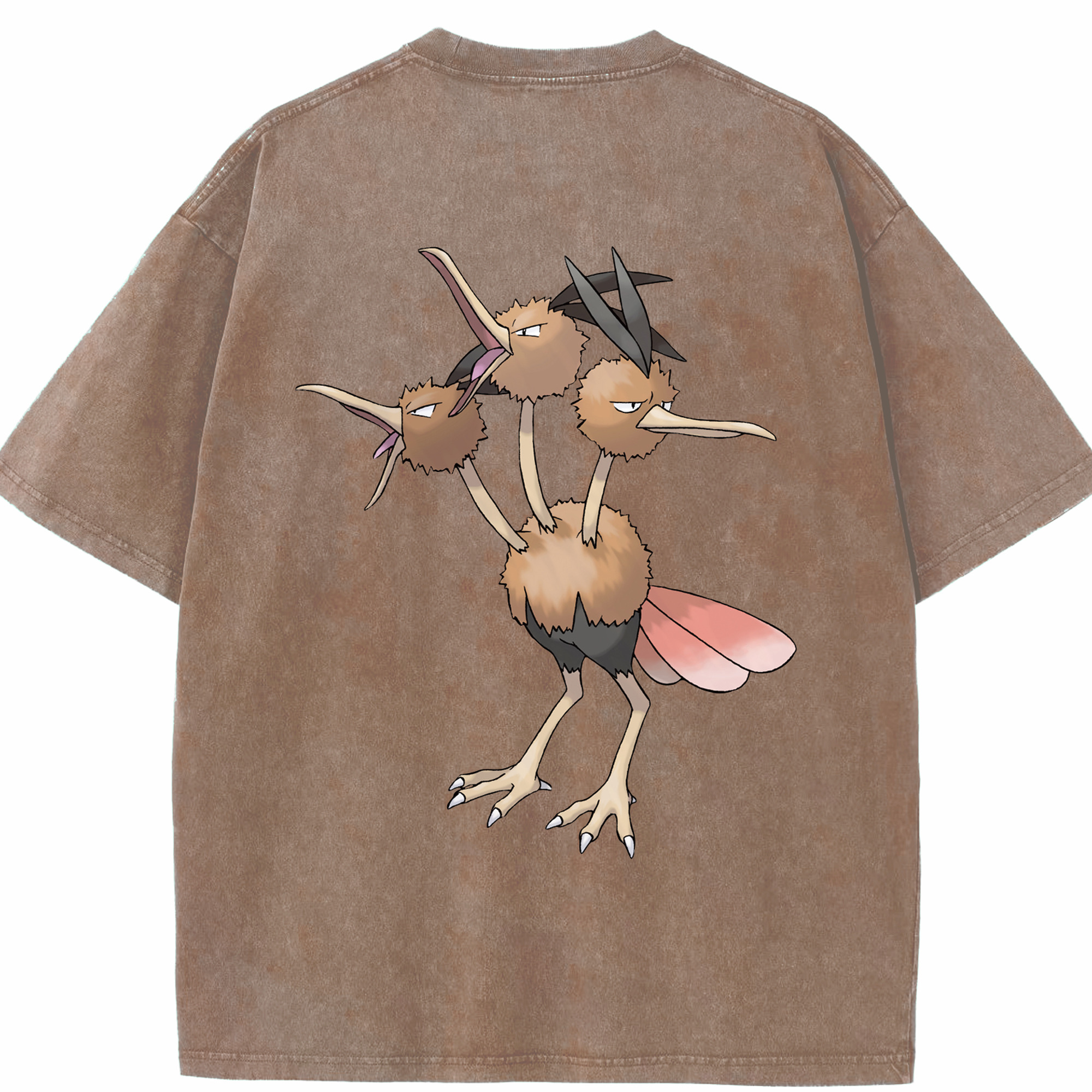 （画像用） ポケットモンスター Pokémon 綿100% ヴィンテージ風 半袖Tシャツ（背面プリント）