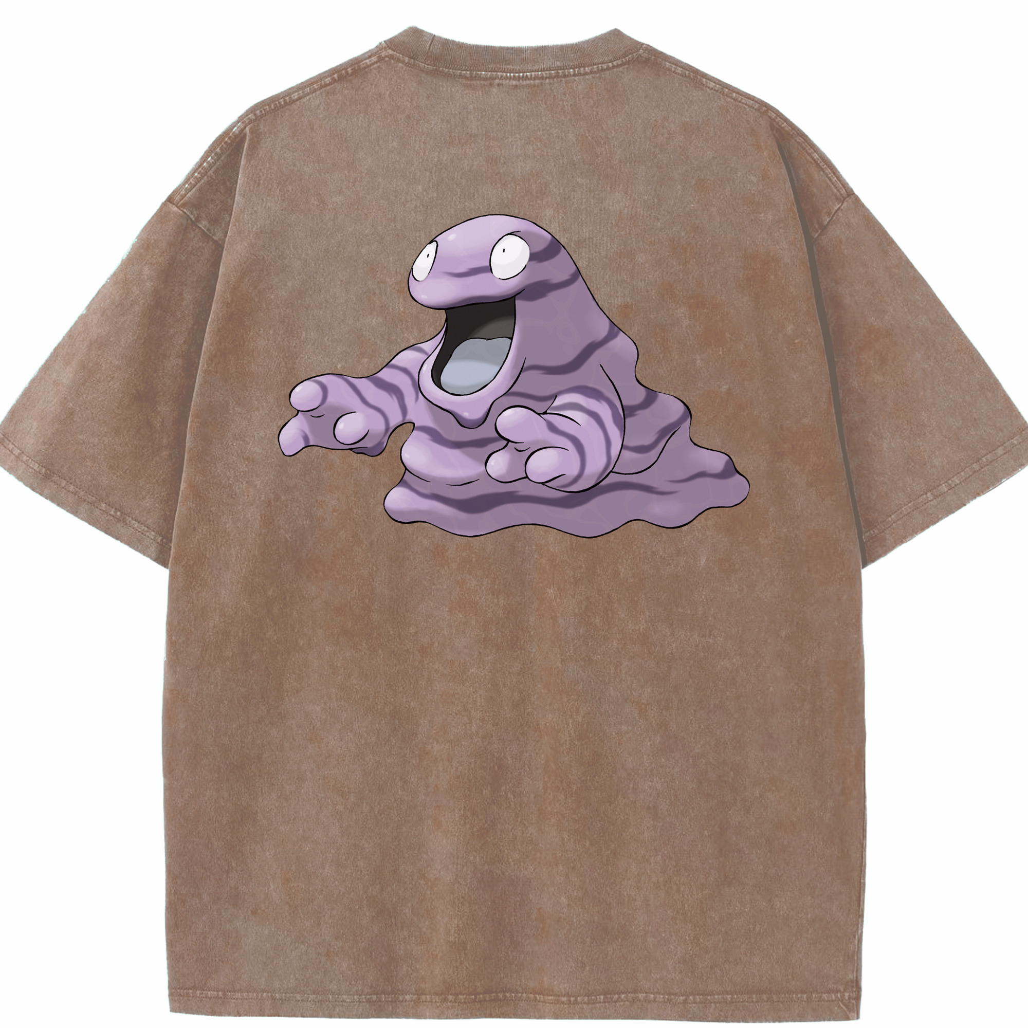 （画像用） ポケットモンスター Pokémon 綿100% ヴィンテージ風 半袖Tシャツ（背面プリント）