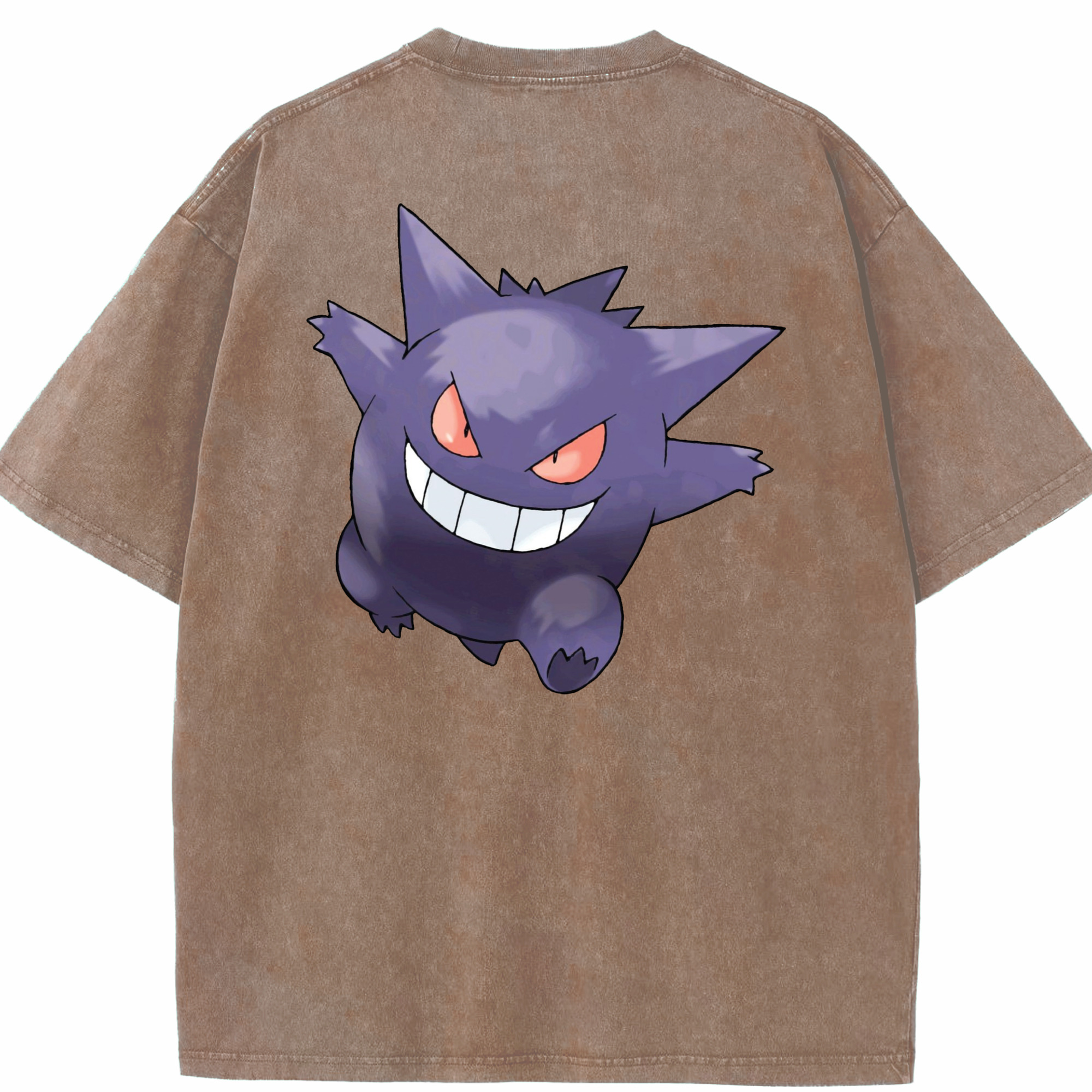 （画像用） ポケットモンスター Pokémon 綿100% ヴィンテージ風 半袖Tシャツ（背面プリント）