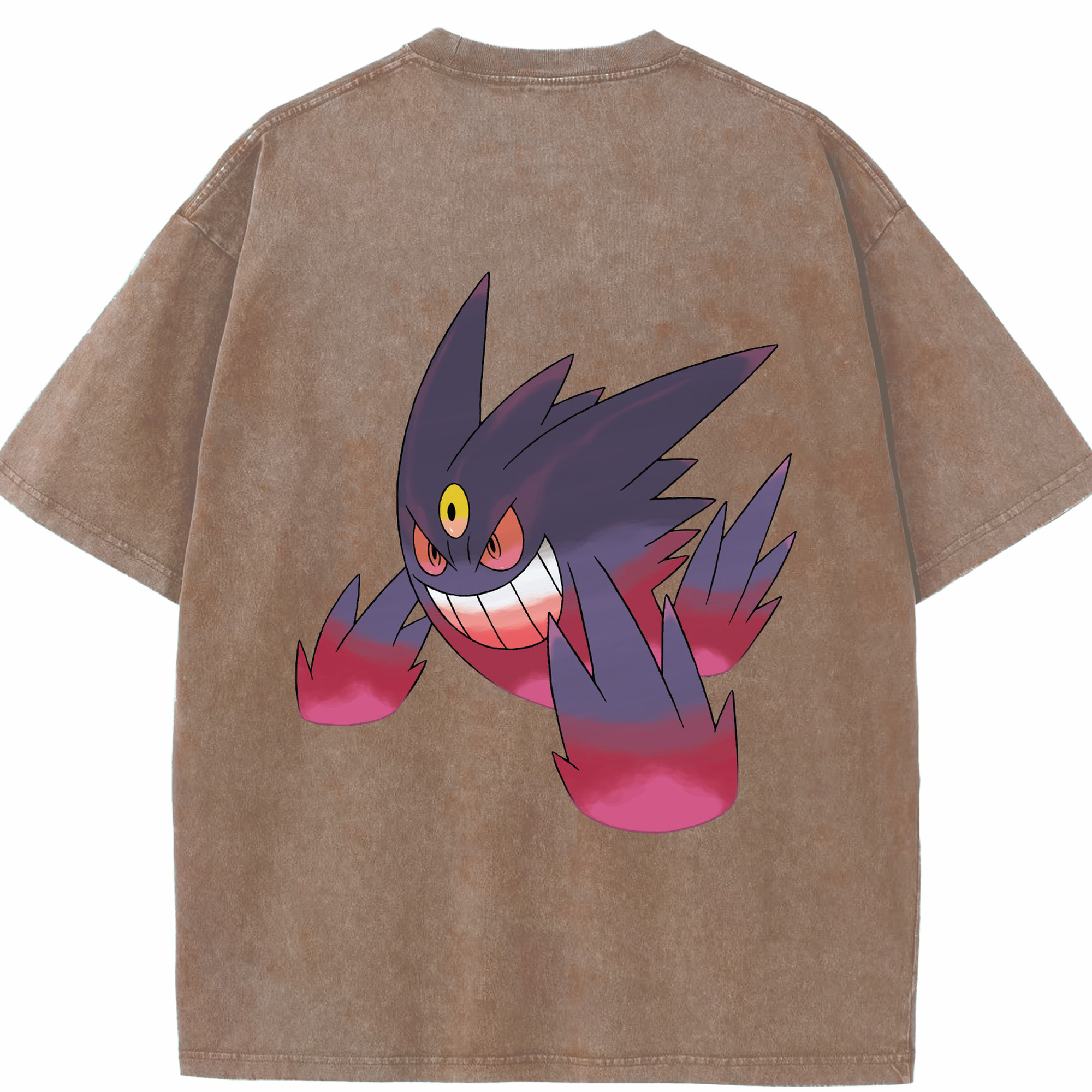 （画像用） ポケットモンスター Pokémon 綿100% ヴィンテージ風 半袖Tシャツ（背面プリント）