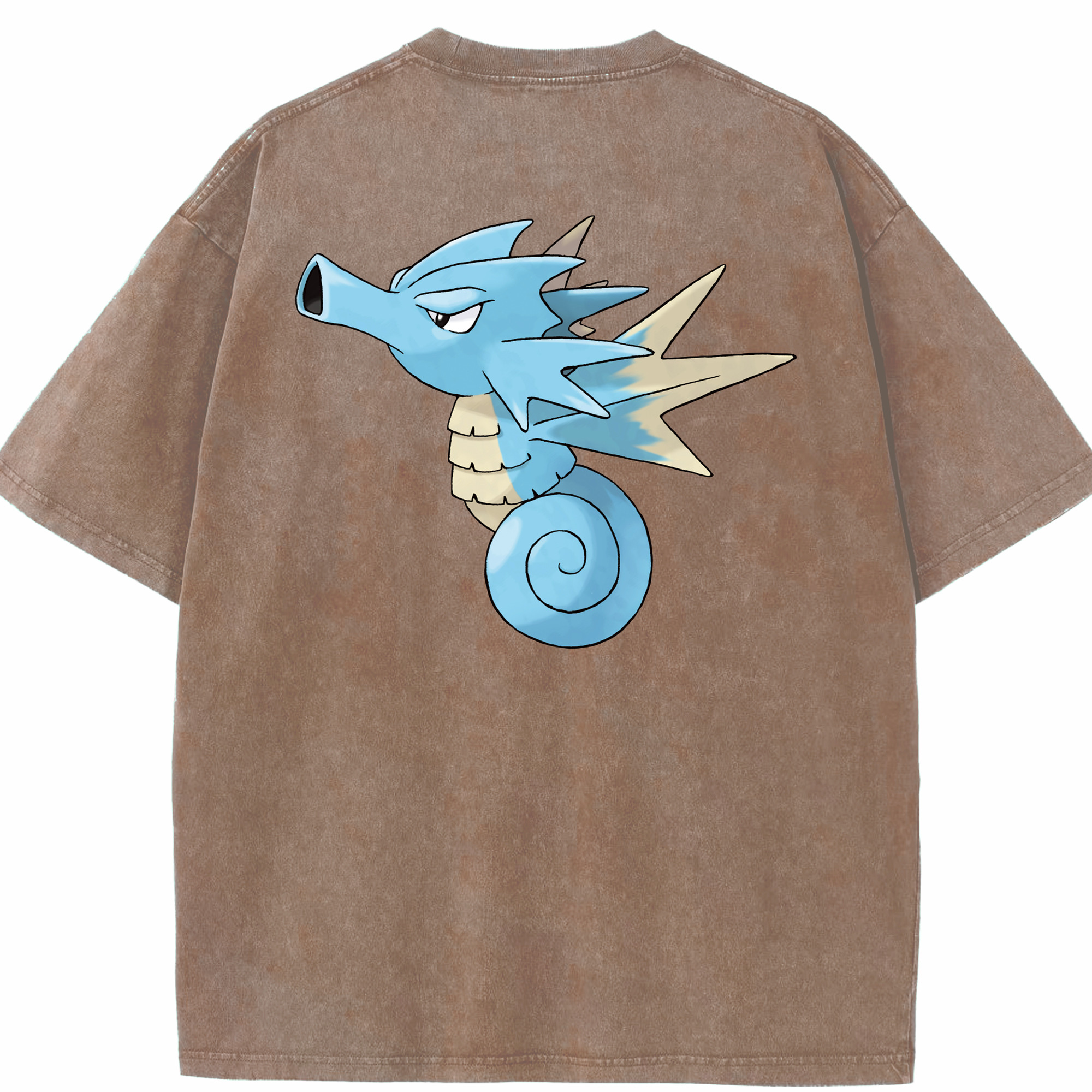 （画像用） ポケットモンスター Pokémon 綿100% ヴィンテージ風 半袖Tシャツ（背面プリント）