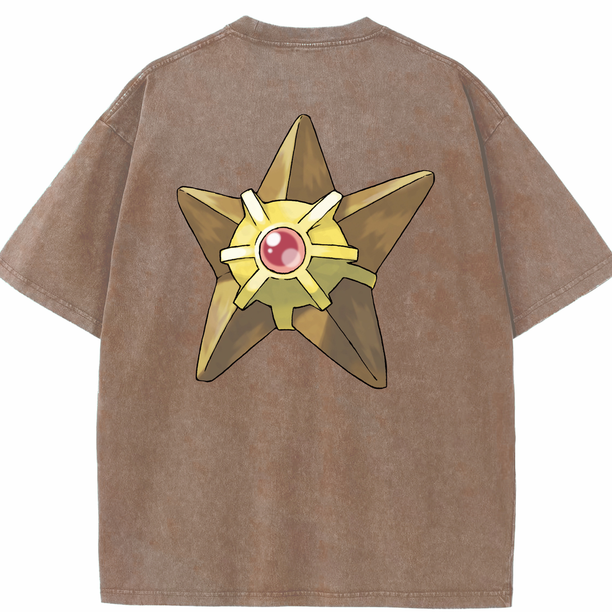 （画像用） ポケットモンスター Pokémon 綿100% ヴィンテージ風 半袖Tシャツ（背面プリント）