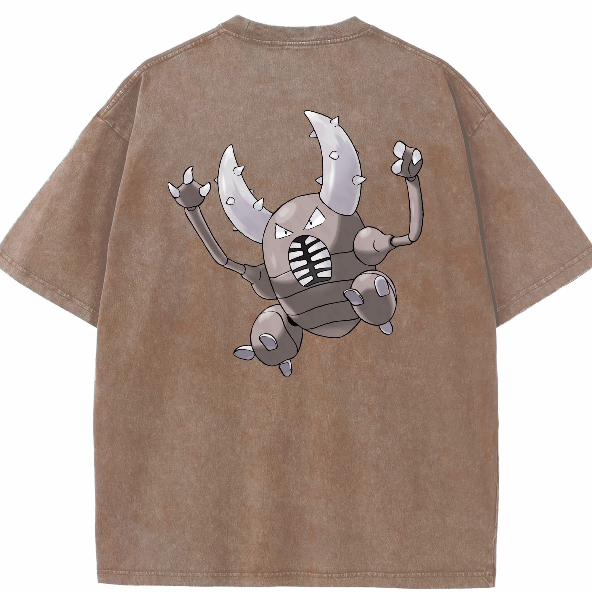 （画像用） ポケットモンスター Pokémon 綿100% ヴィンテージ風 半袖Tシャツ（背面プリント）