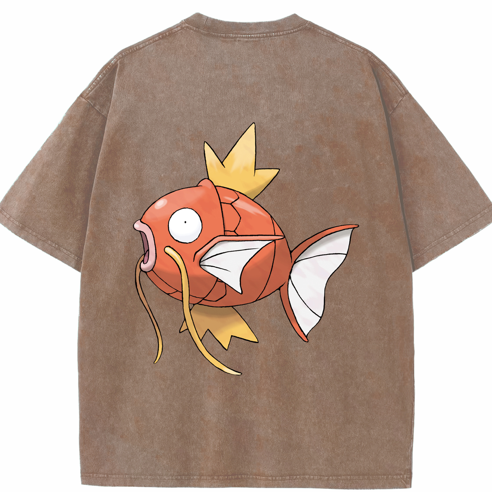 （画像用） ポケットモンスター Pokémon 綿100% ヴィンテージ風 半袖Tシャツ（背面プリント）
