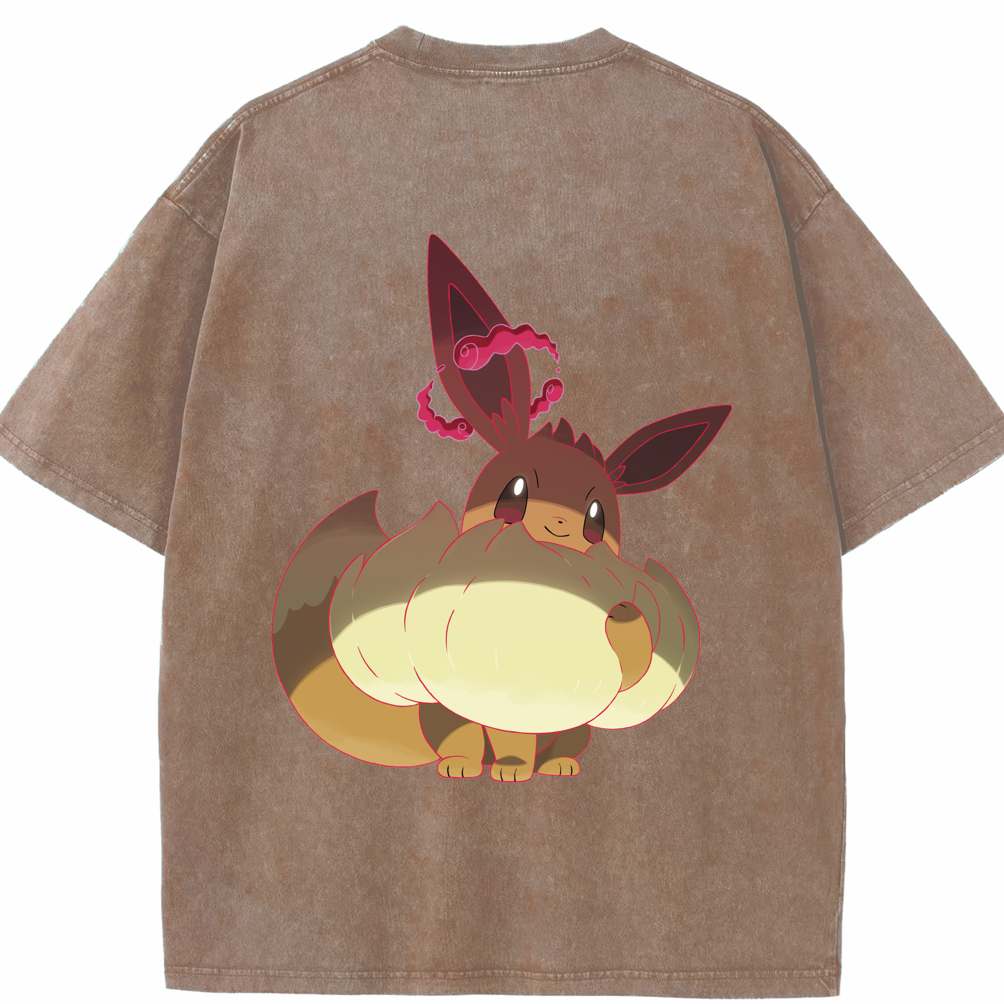 （画像用） ポケットモンスター Pokémon 綿100% ヴィンテージ風 半袖Tシャツ（背面プリント）