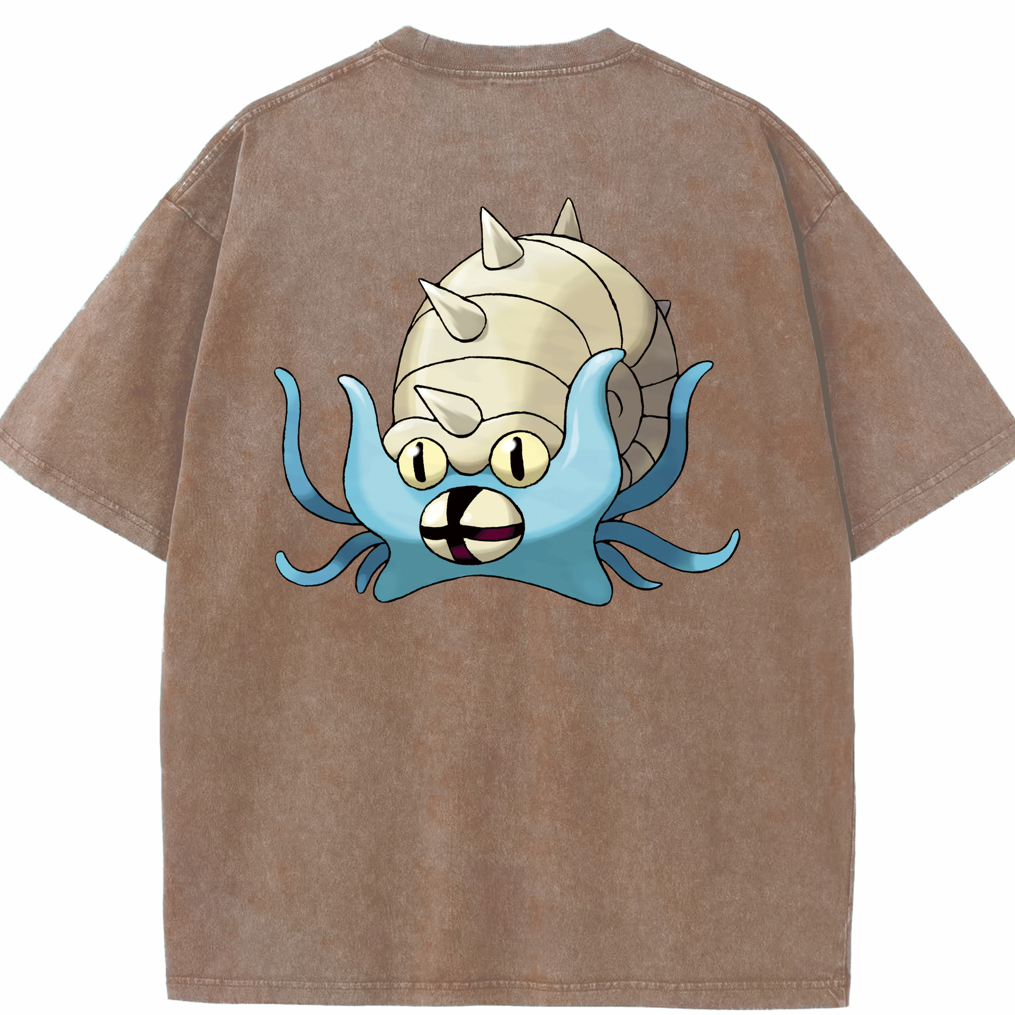 （画像用） ポケットモンスター Pokémon 綿100% ヴィンテージ風 半袖Tシャツ（背面プリント）