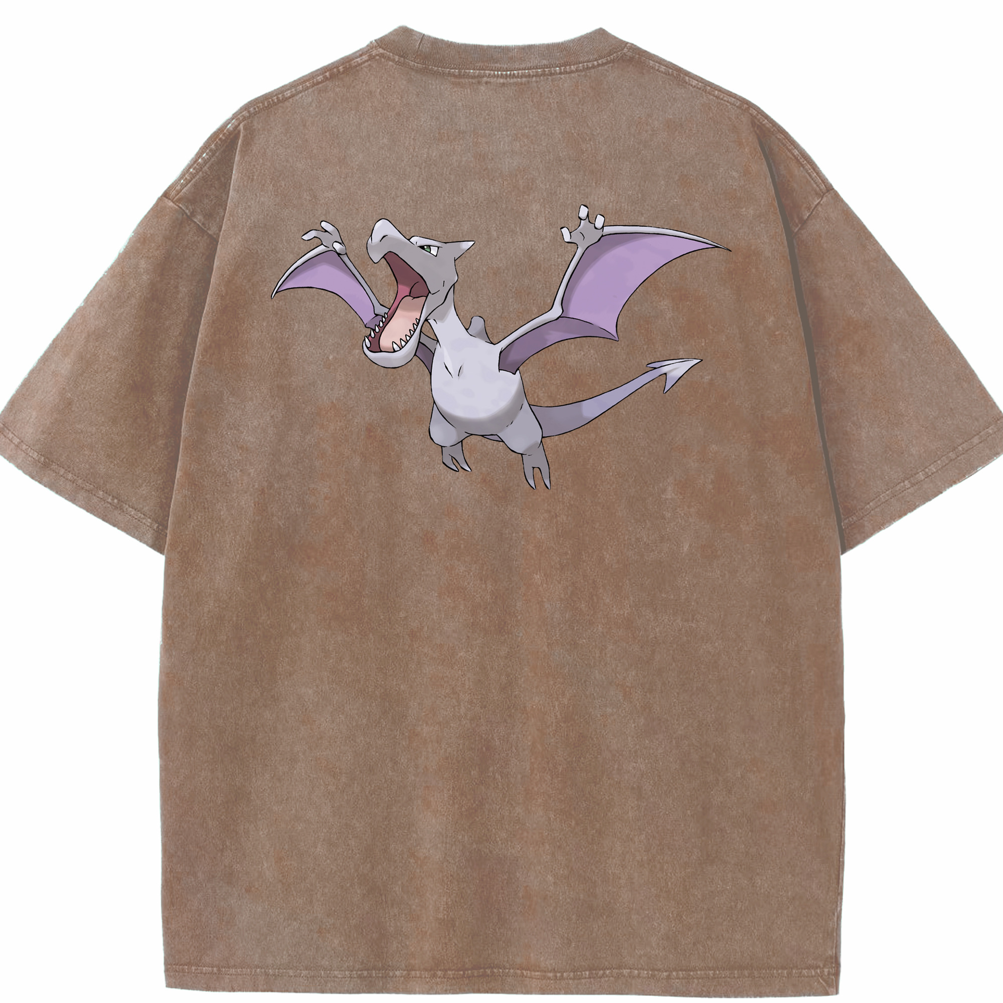 （画像用） ポケットモンスター Pokémon 綿100% ヴィンテージ風 半袖Tシャツ（背面プリント）