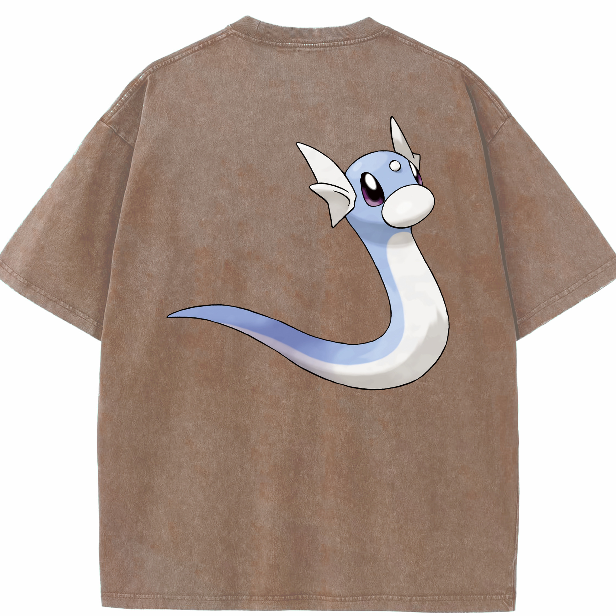 （画像用） ポケットモンスター Pokémon 綿100% ヴィンテージ風 半袖Tシャツ（背面プリント）
