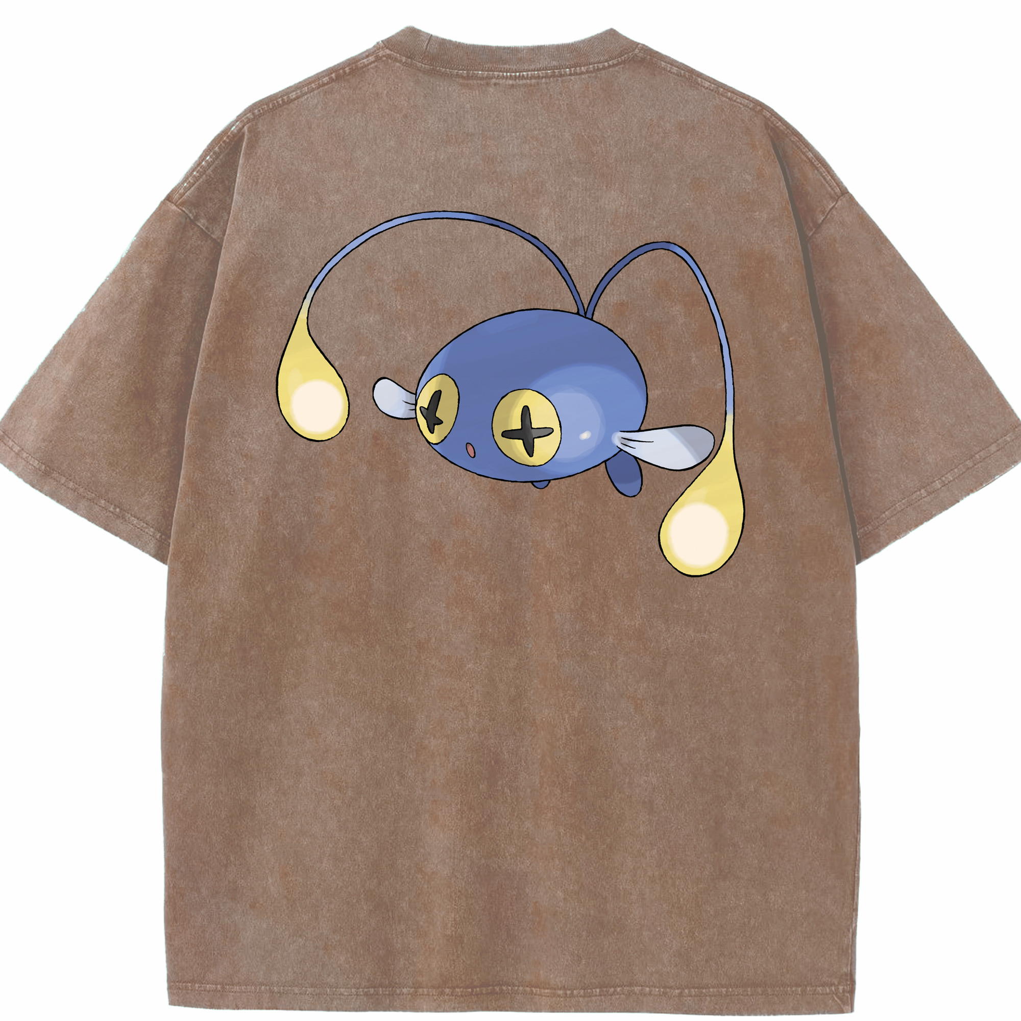 （画像用） ポケットモンスター Pokémon 綿100% ヴィンテージ風 半袖Tシャツ（背面プリント）