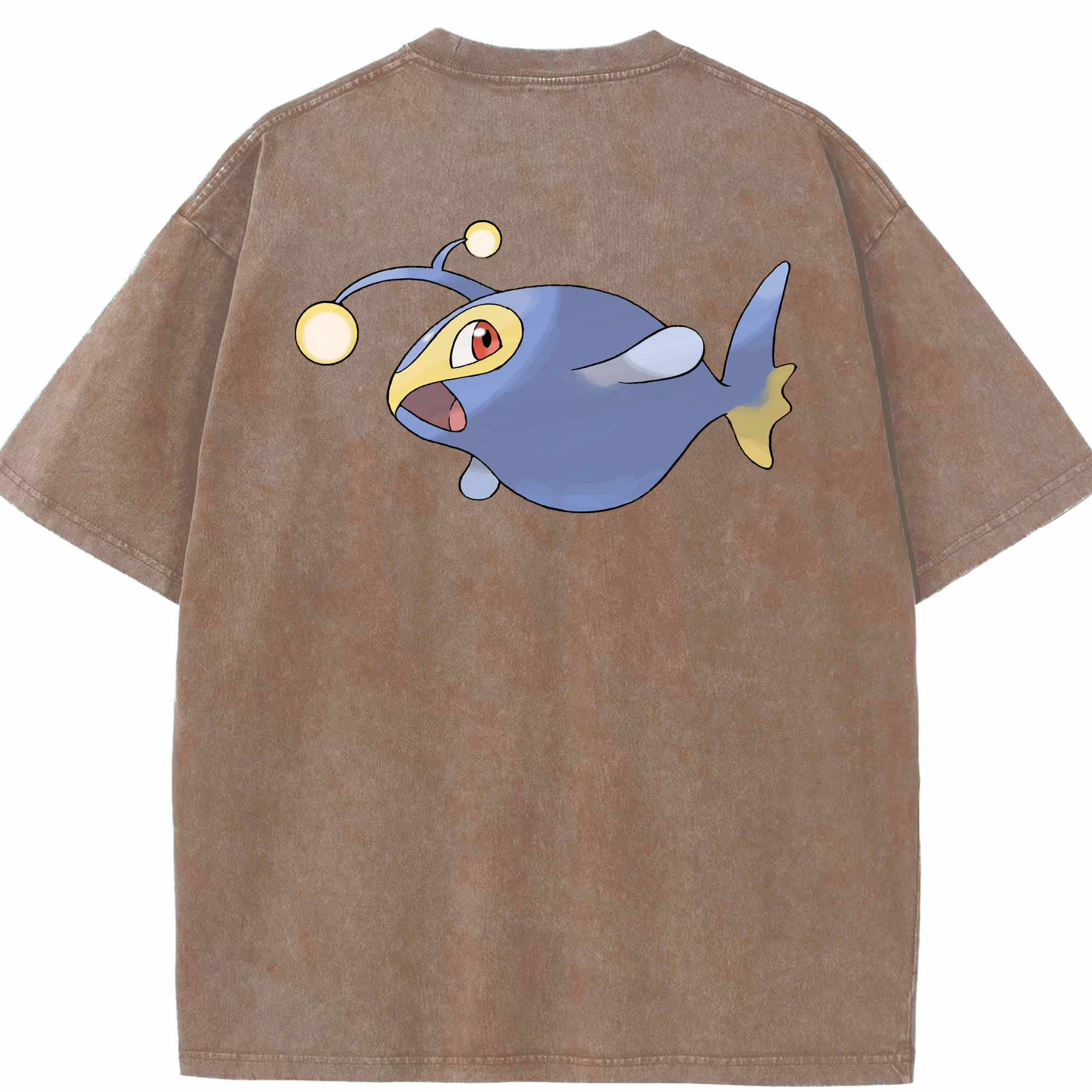 （画像用） ポケットモンスター Pokémon 綿100% ヴィンテージ風 半袖Tシャツ（背面プリント）