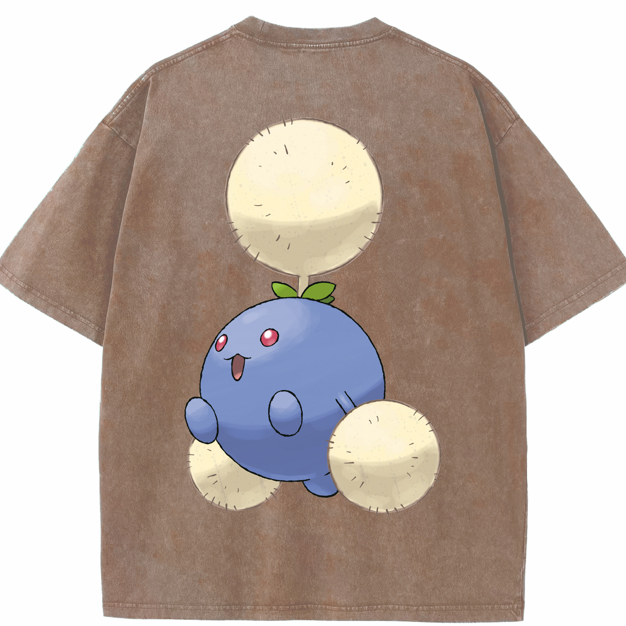 （画像用） ポケットモンスター Pokémon 綿100% ヴィンテージ風 半袖Tシャツ（背面プリント）