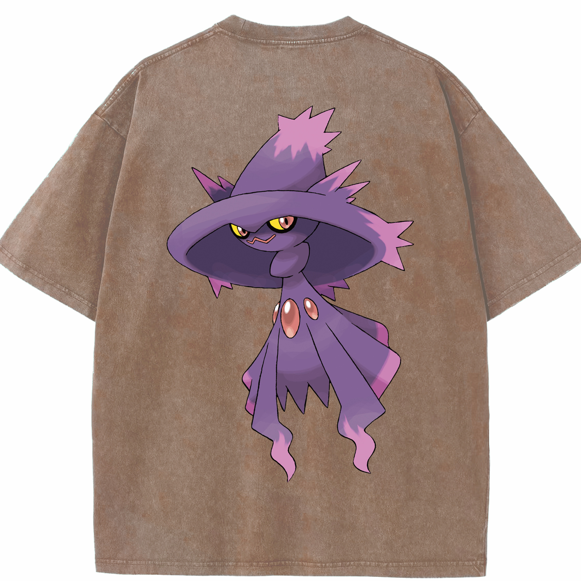 （画像用） ポケットモンスター Pokémon 綿100% ヴィンテージ風 半袖Tシャツ（背面プリント）