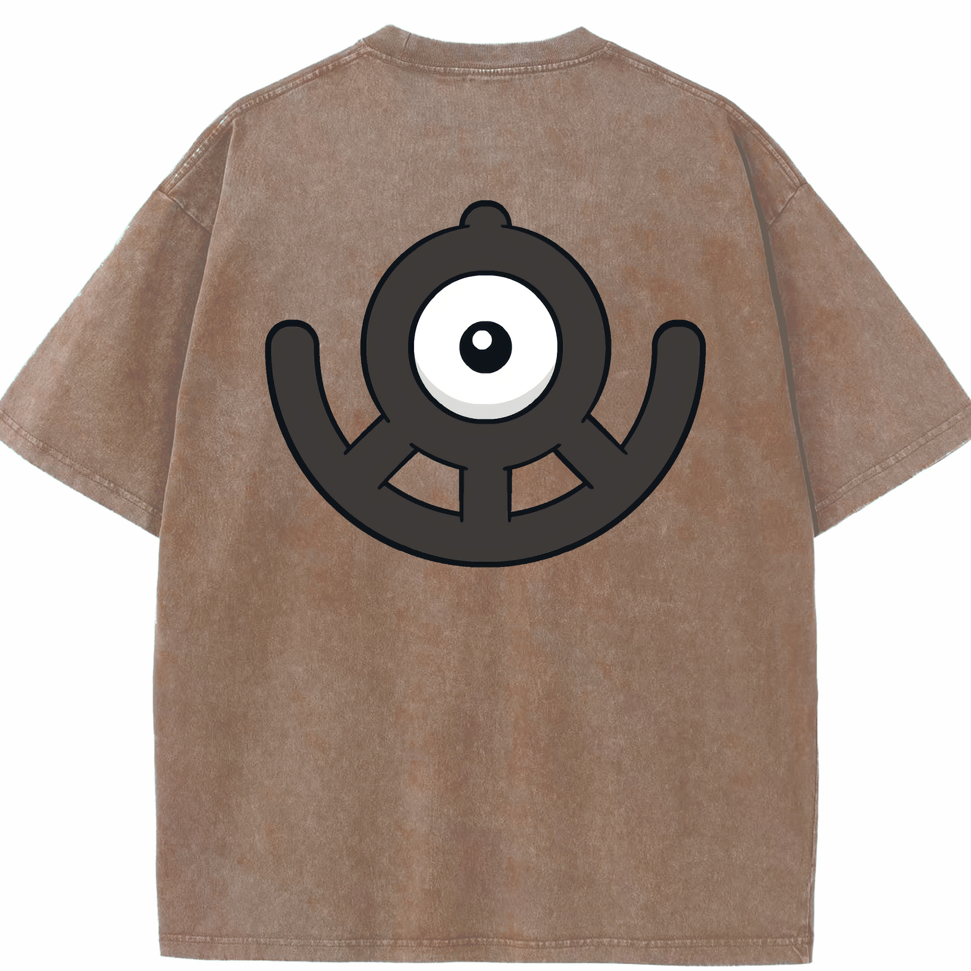 （画像用） ポケットモンスター Pokémon 綿100% ヴィンテージ風 半袖Tシャツ（背面プリント）