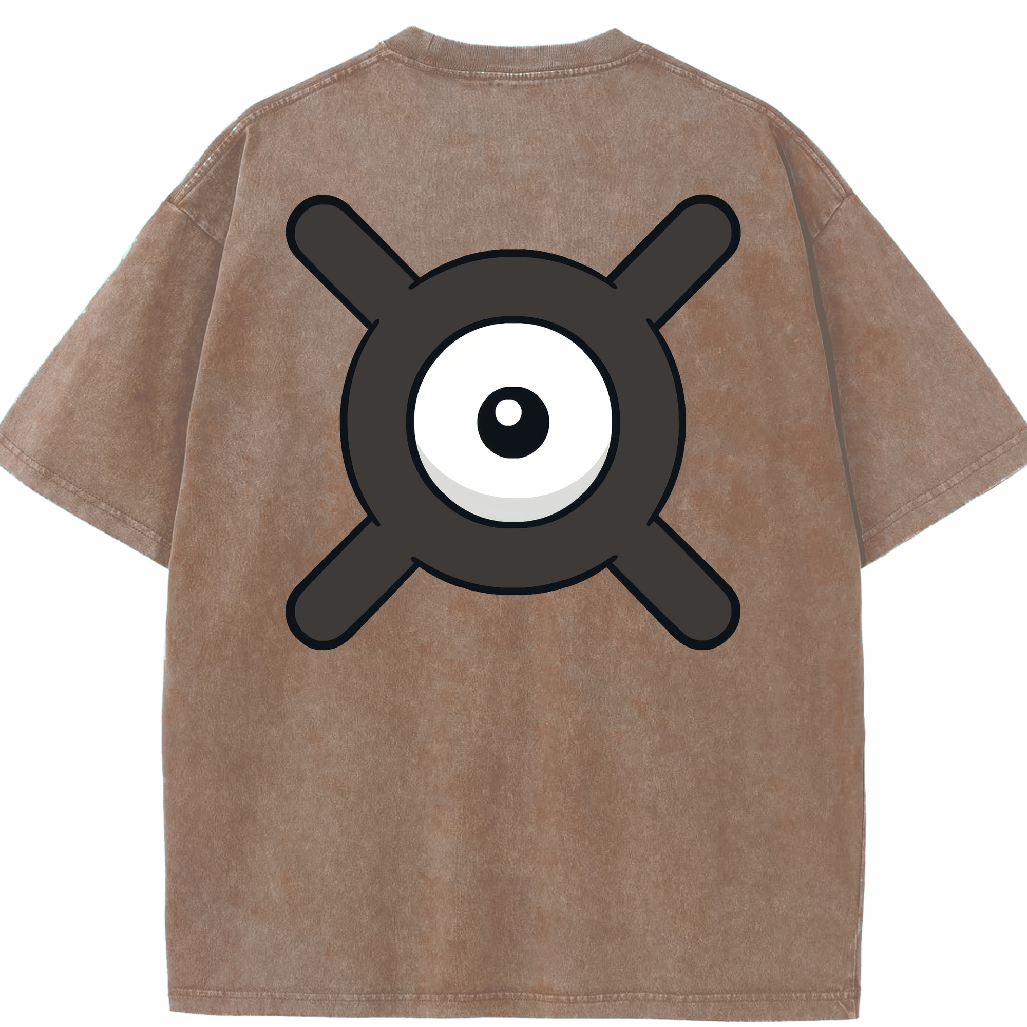 （画像用） ポケットモンスター Pokémon 綿100% ヴィンテージ風 半袖Tシャツ（背面プリント）