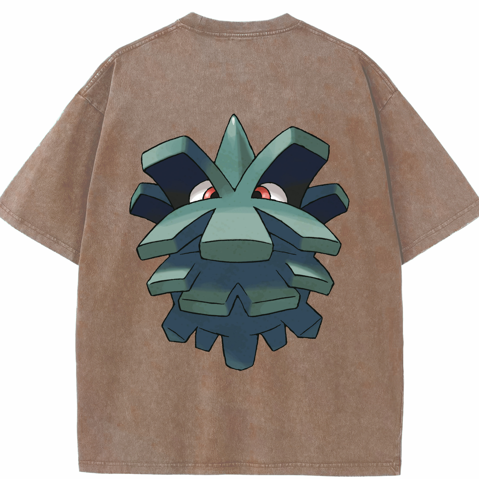 （画像用） ポケットモンスター Pokémon 綿100% ヴィンテージ風 半袖Tシャツ（背面プリント）