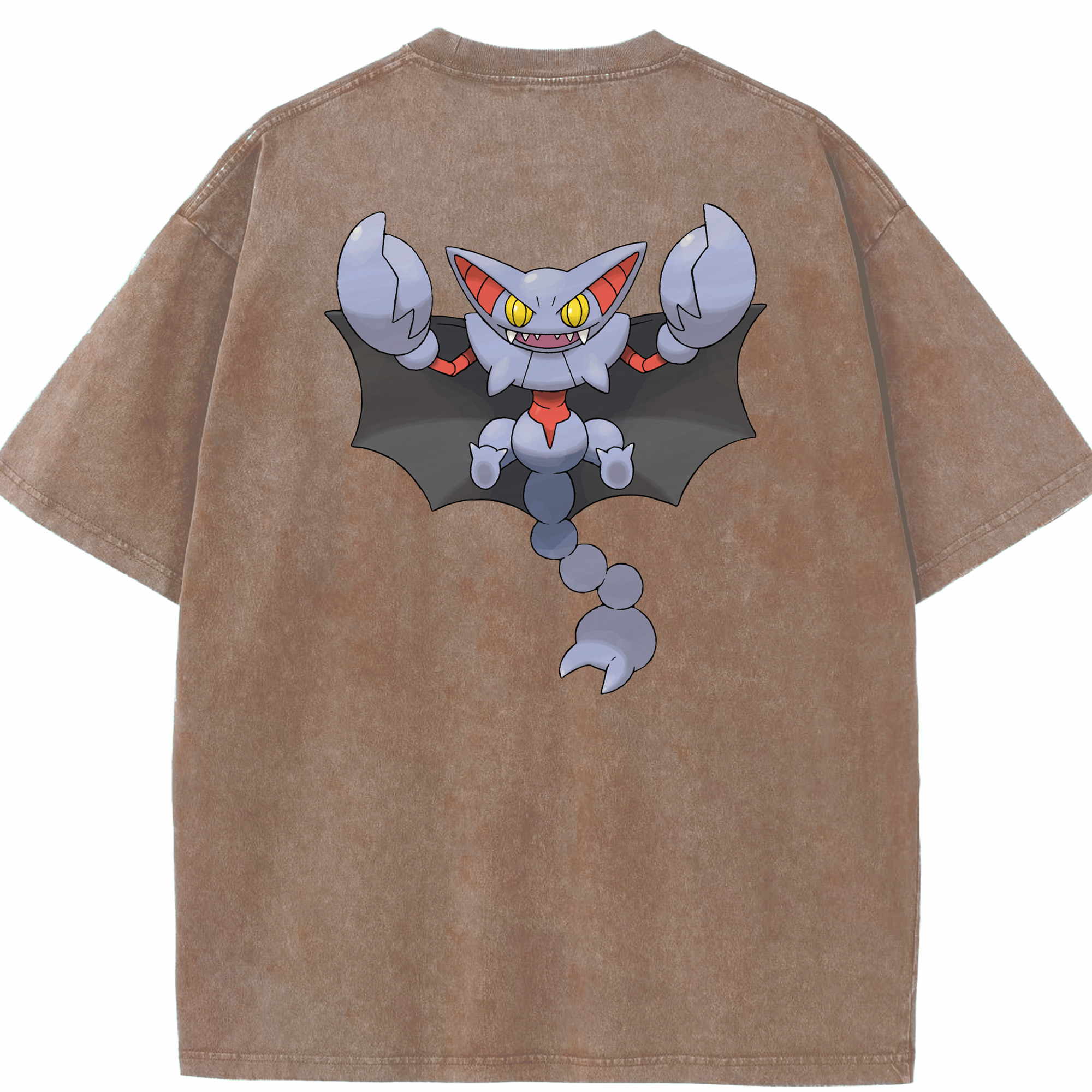 （画像用） ポケットモンスター Pokémon 綿100% ヴィンテージ風 半袖Tシャツ（背面プリント）