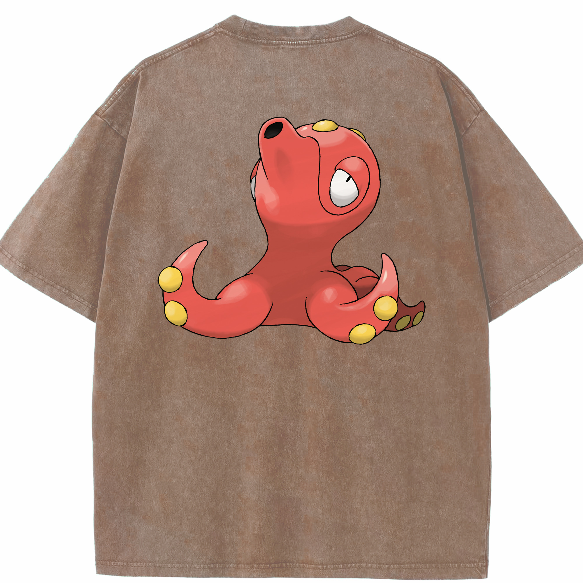 （画像用） ポケットモンスター Pokémon 綿100% ヴィンテージ風 半袖Tシャツ（背面プリント）