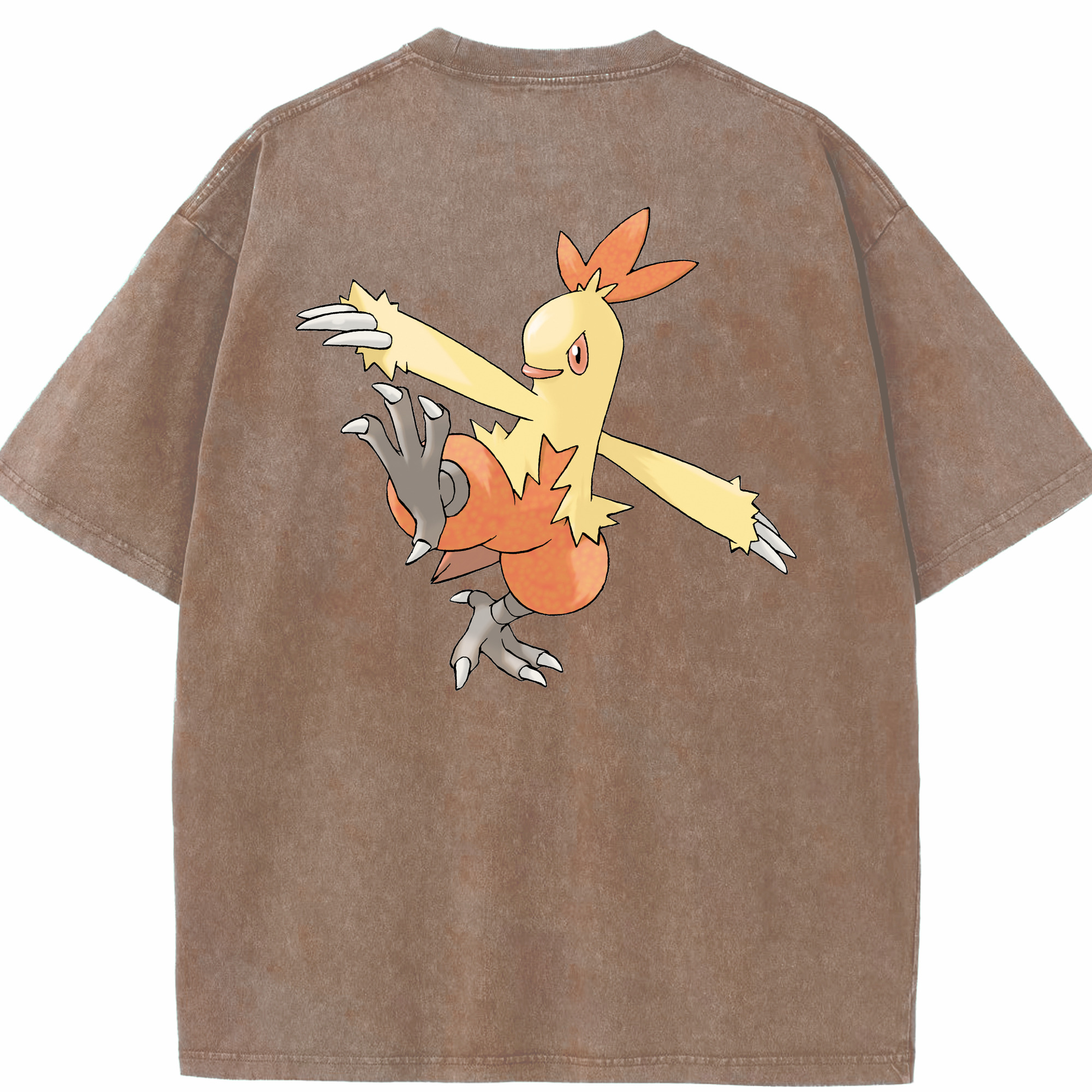（画像用） ポケットモンスター Pokémon 綿100% ヴィンテージ風 半袖Tシャツ（背面プリント）