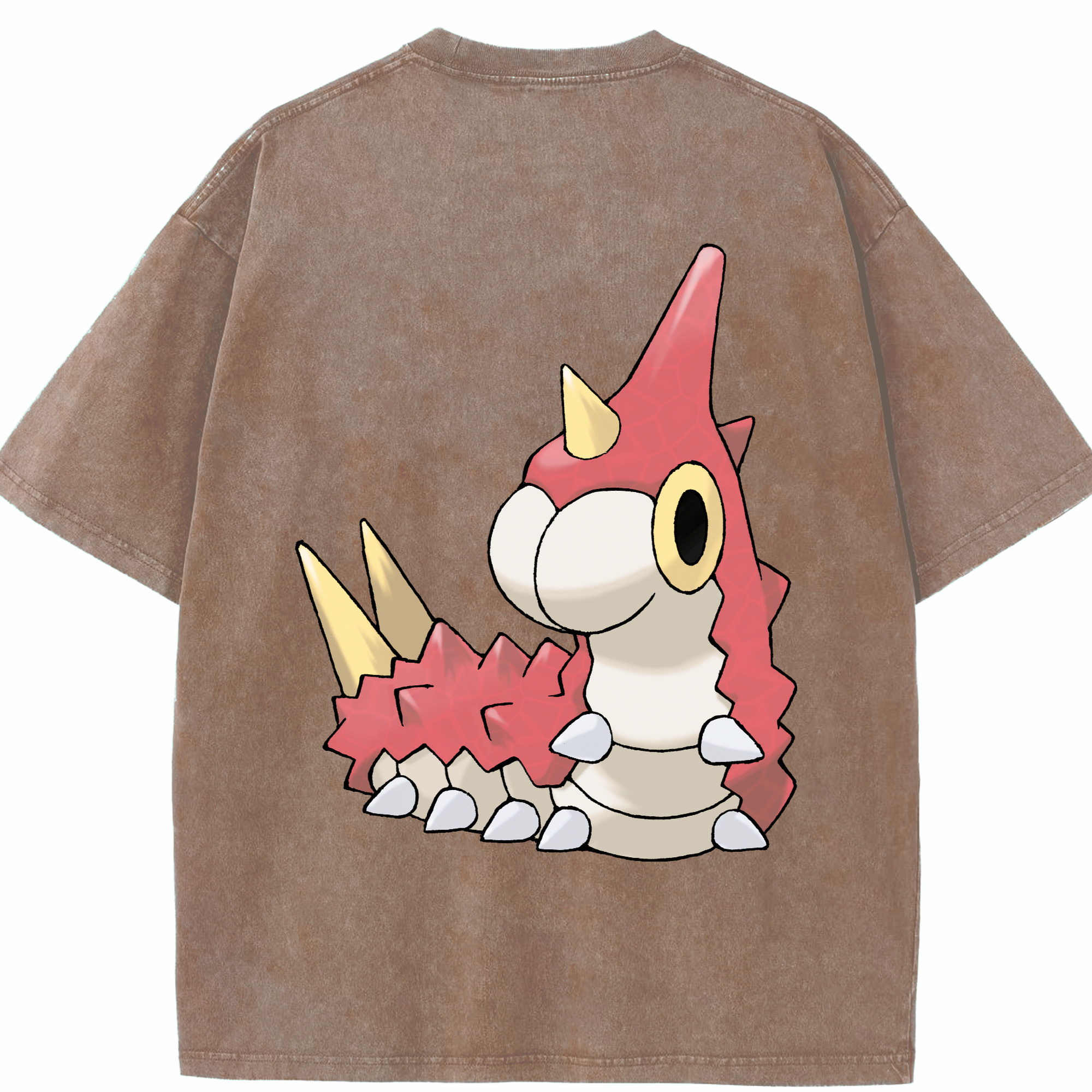 （画像用） ポケットモンスター Pokémon 綿100% ヴィンテージ風 半袖Tシャツ（背面プリント）