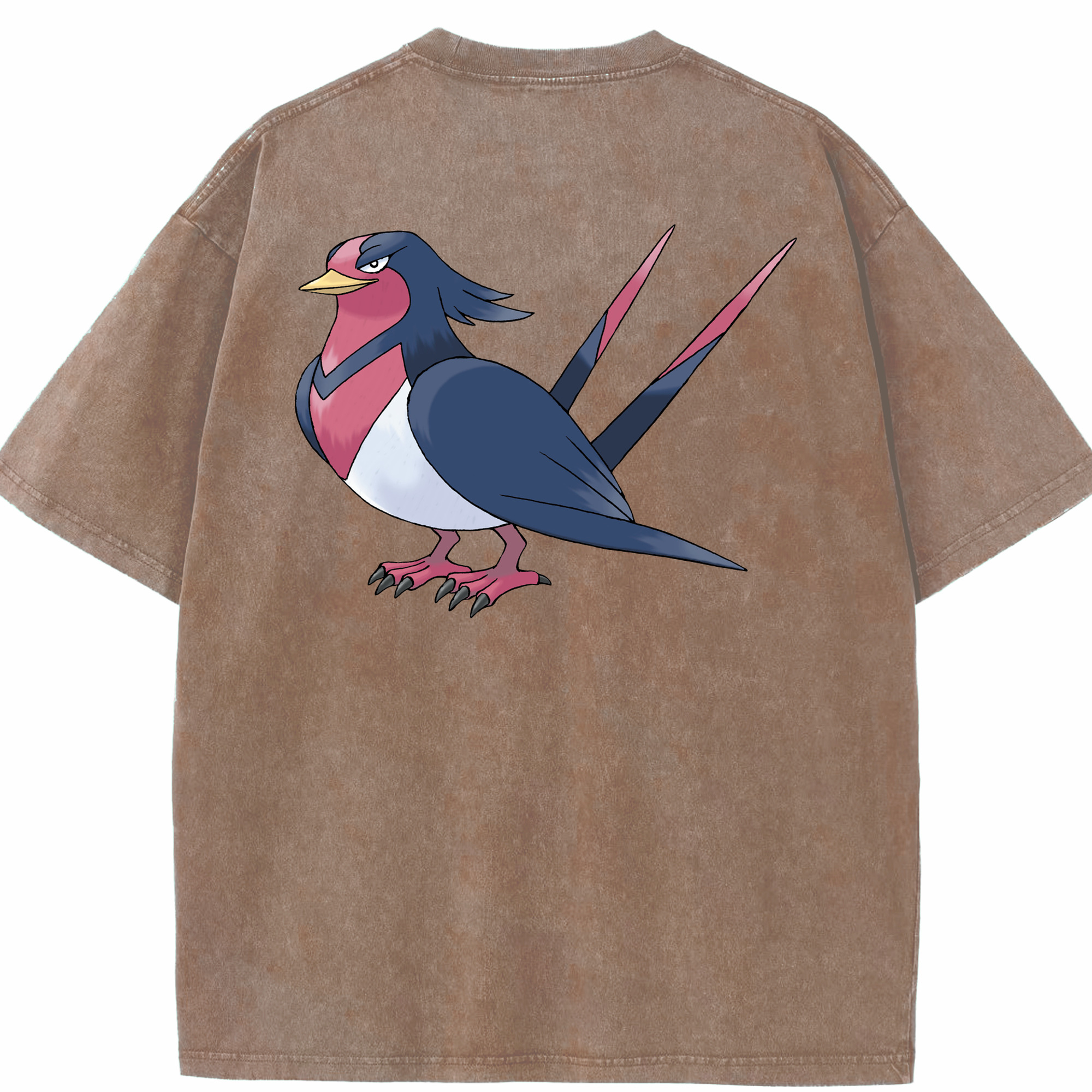 （画像用） ポケットモンスター Pokémon 綿100% ヴィンテージ風 半袖Tシャツ（背面プリント）