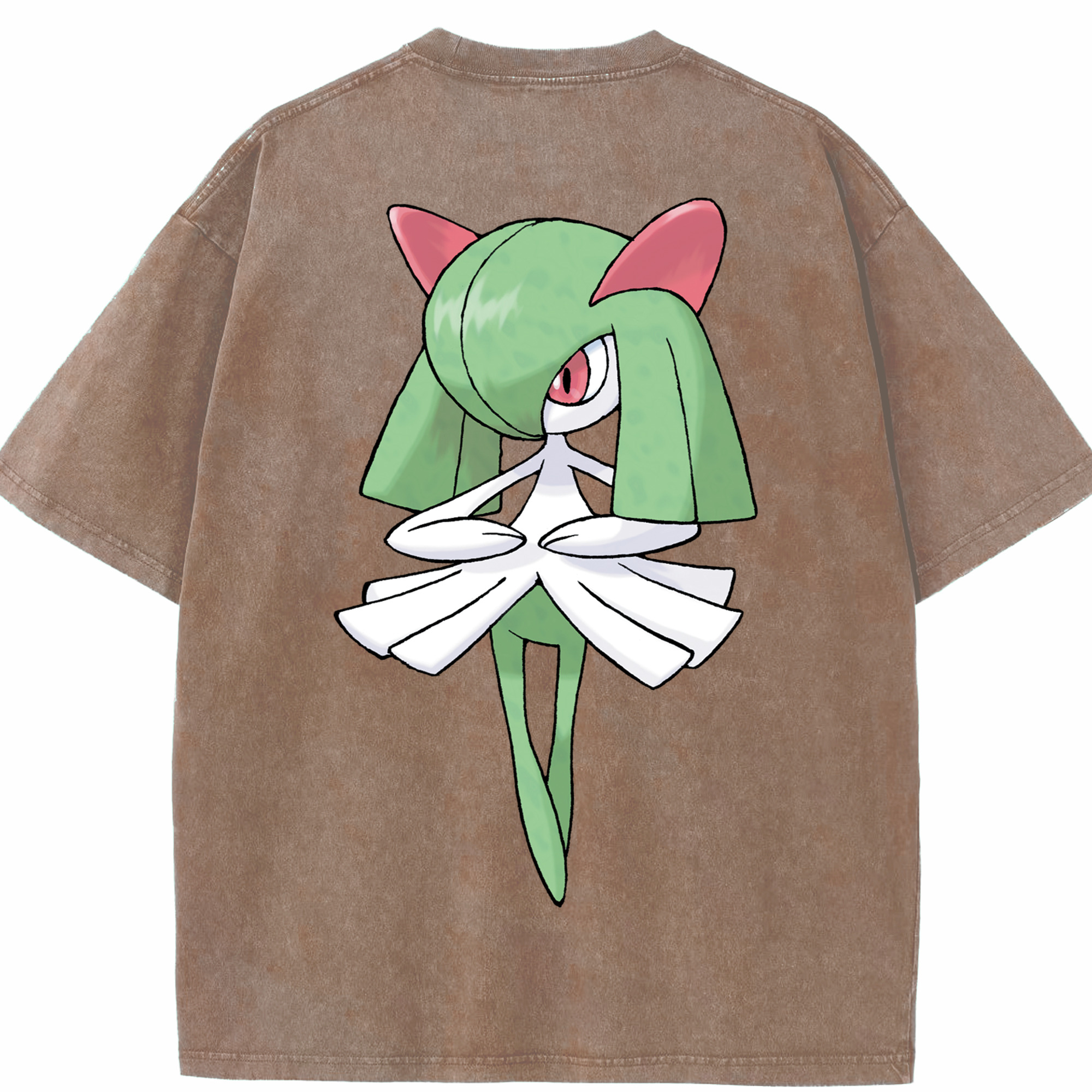 （画像用） ポケットモンスター Pokémon 綿100% ヴィンテージ風 半袖Tシャツ（背面プリント）