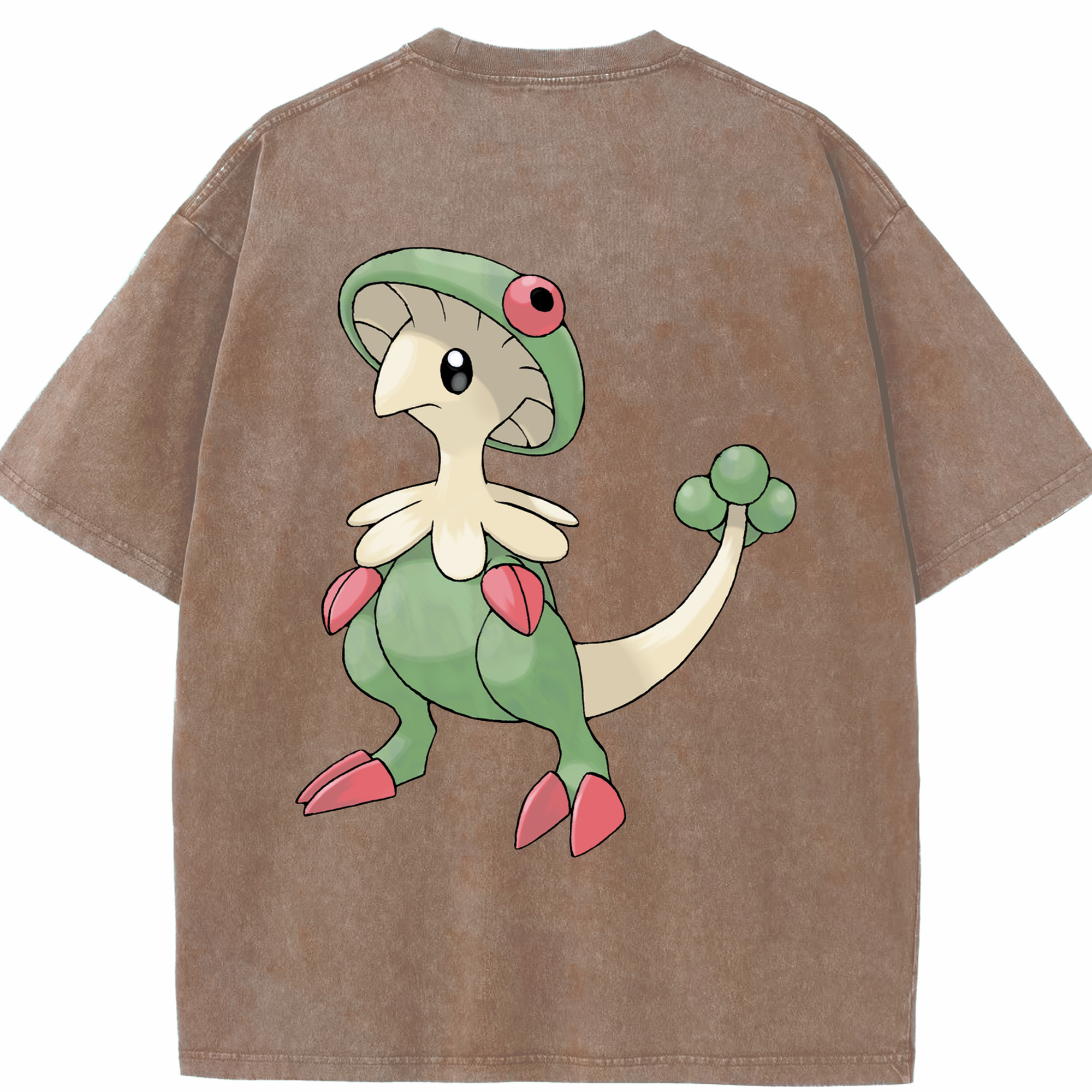 （画像用） ポケットモンスター Pokémon 綿100% ヴィンテージ風 半袖Tシャツ（背面プリント）