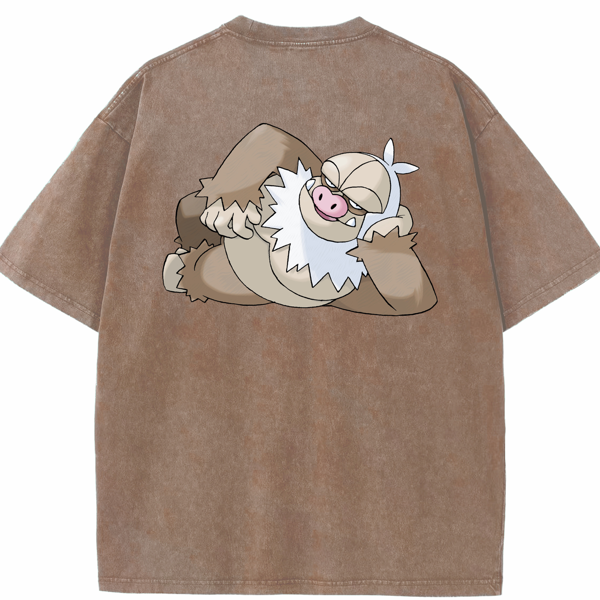 （画像用） ポケットモンスター Pokémon 綿100% ヴィンテージ風 半袖Tシャツ（背面プリント）