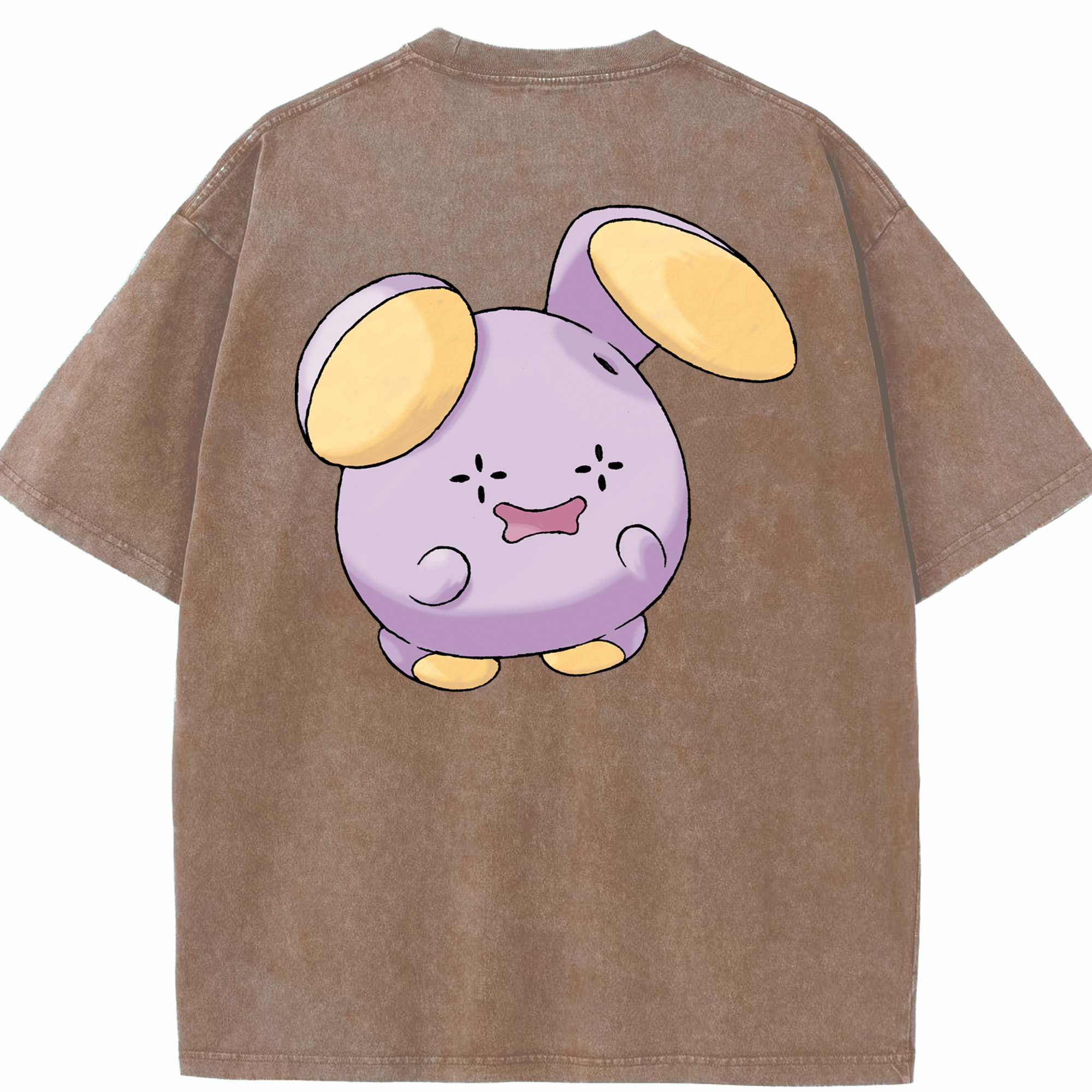 （画像用） ポケットモンスター Pokémon 綿100% ヴィンテージ風 半袖Tシャツ（背面プリント）