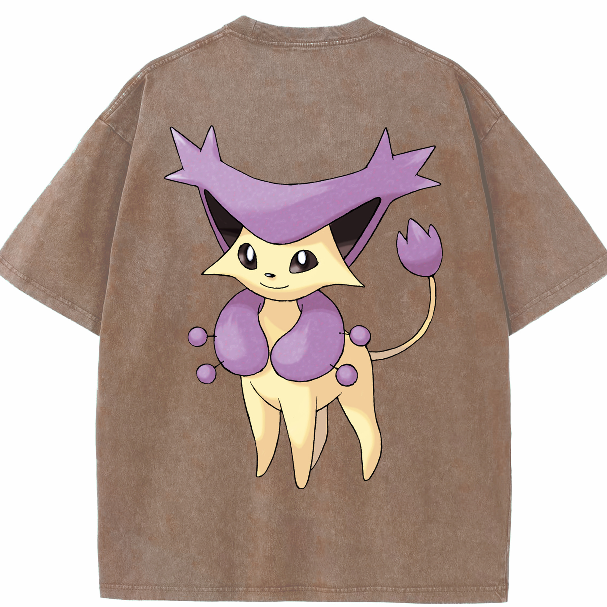 （画像用） ポケットモンスター Pokémon 綿100% ヴィンテージ風 半袖Tシャツ（背面プリント）