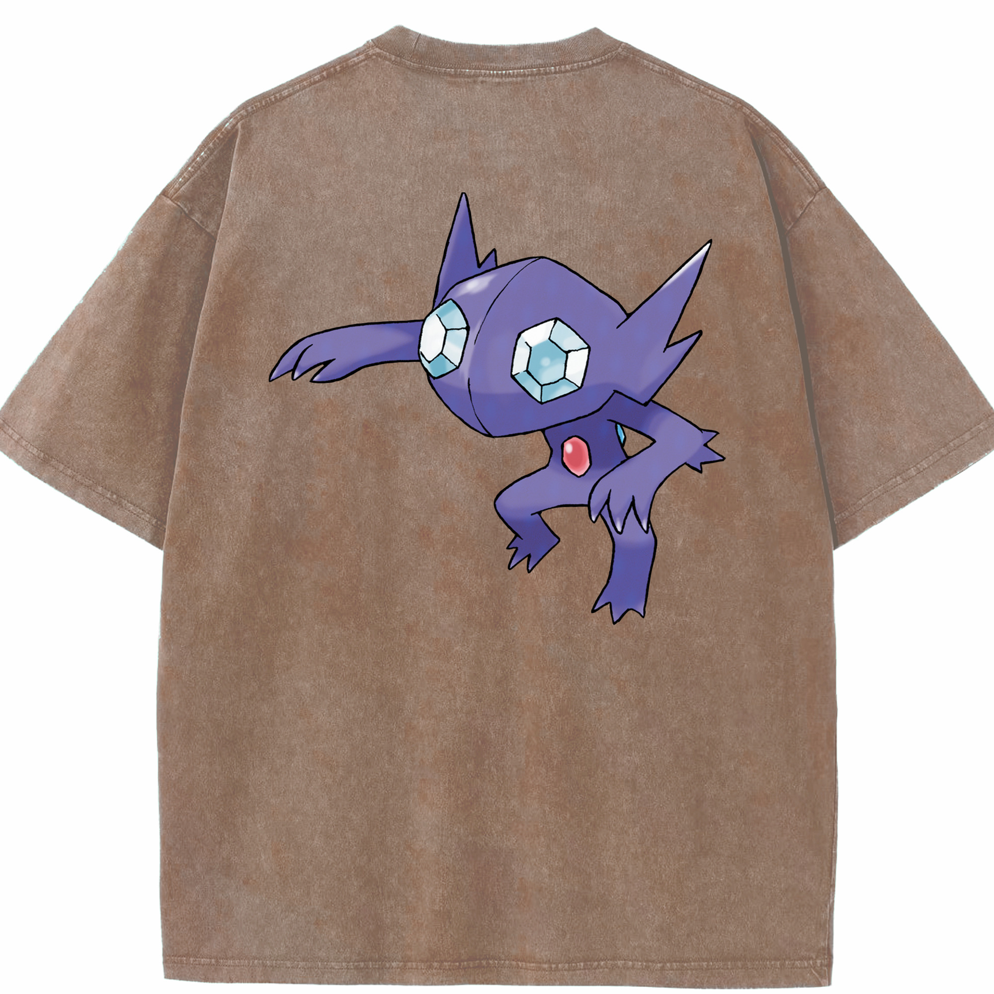 （画像用） ポケットモンスター Pokémon 綿100% ヴィンテージ風 半袖Tシャツ（背面プリント）