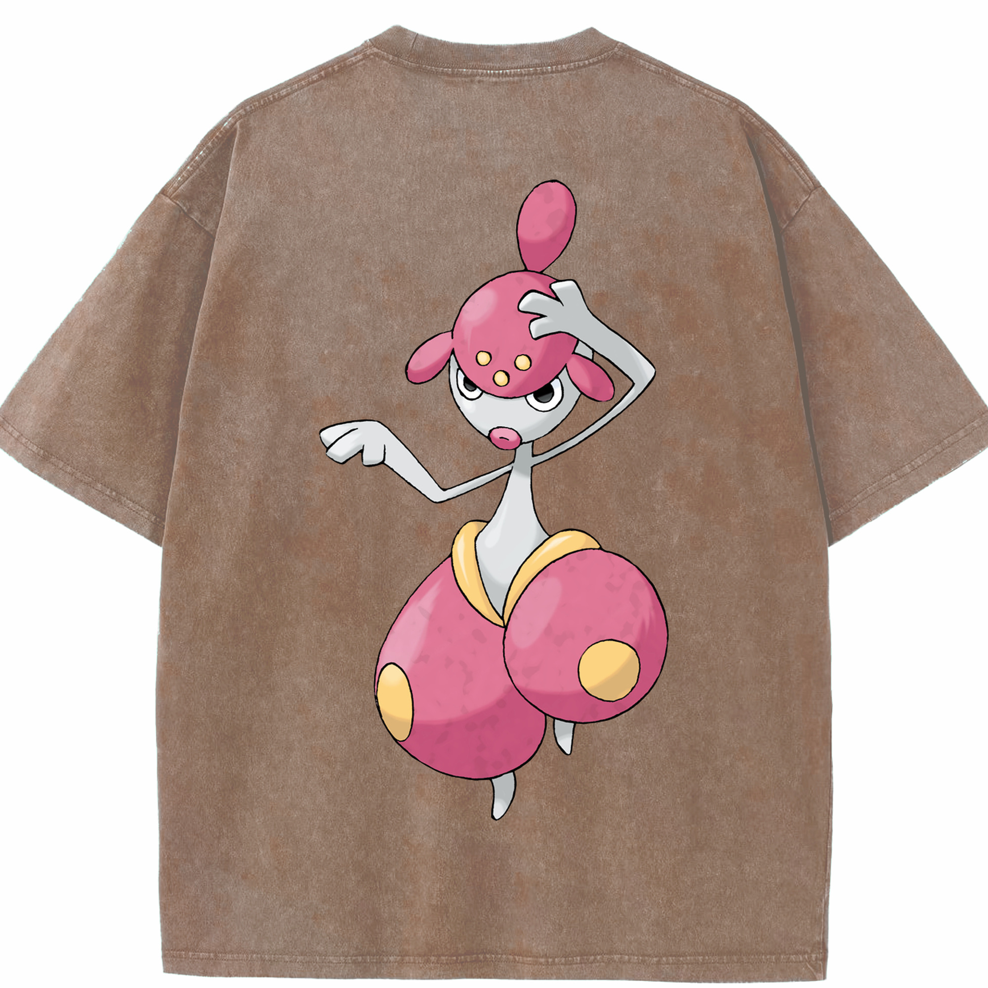 （画像用） ポケットモンスター Pokémon 綿100% ヴィンテージ風 半袖Tシャツ（背面プリント）