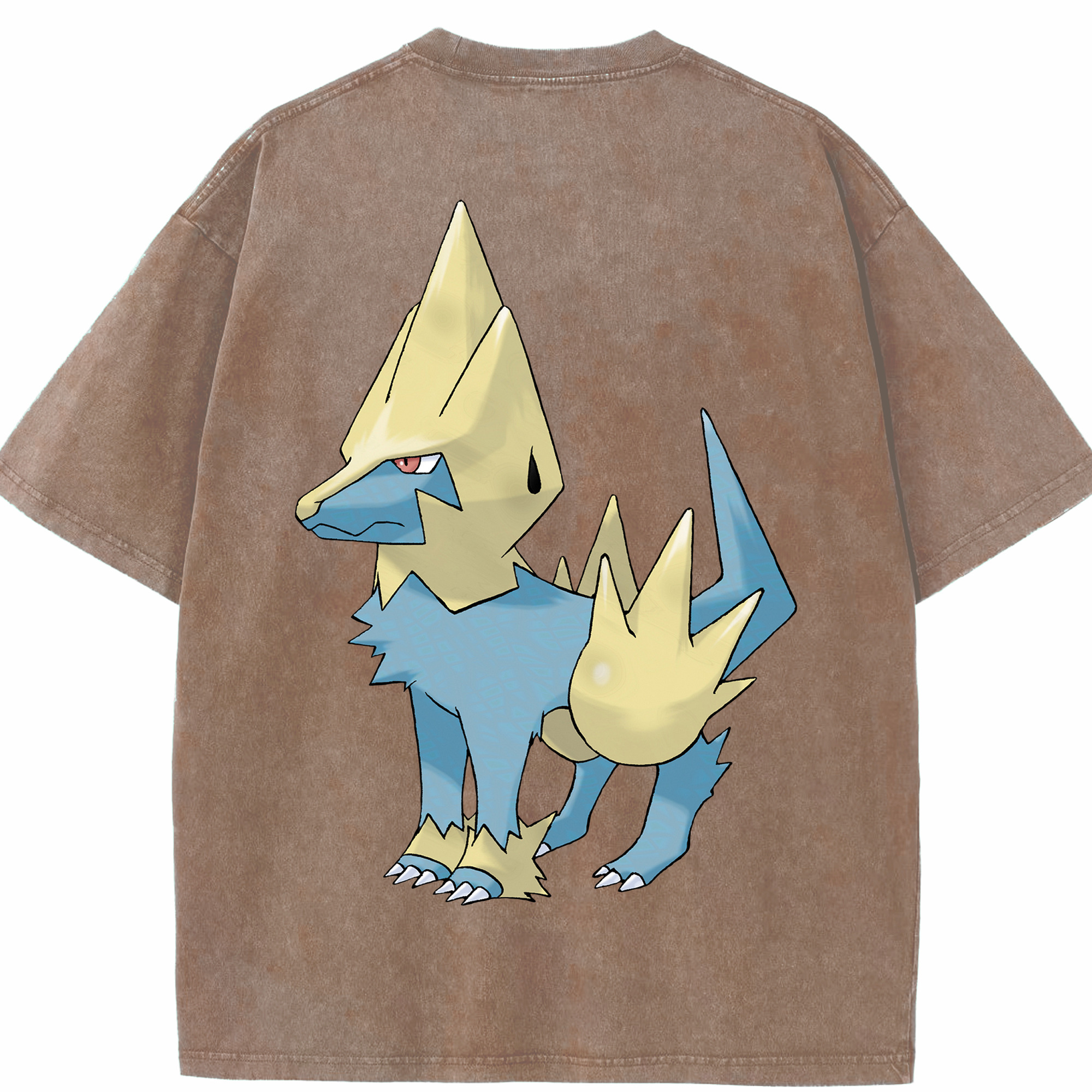 （画像用） ポケットモンスター Pokémon 綿100% ヴィンテージ風 半袖Tシャツ（背面プリント）