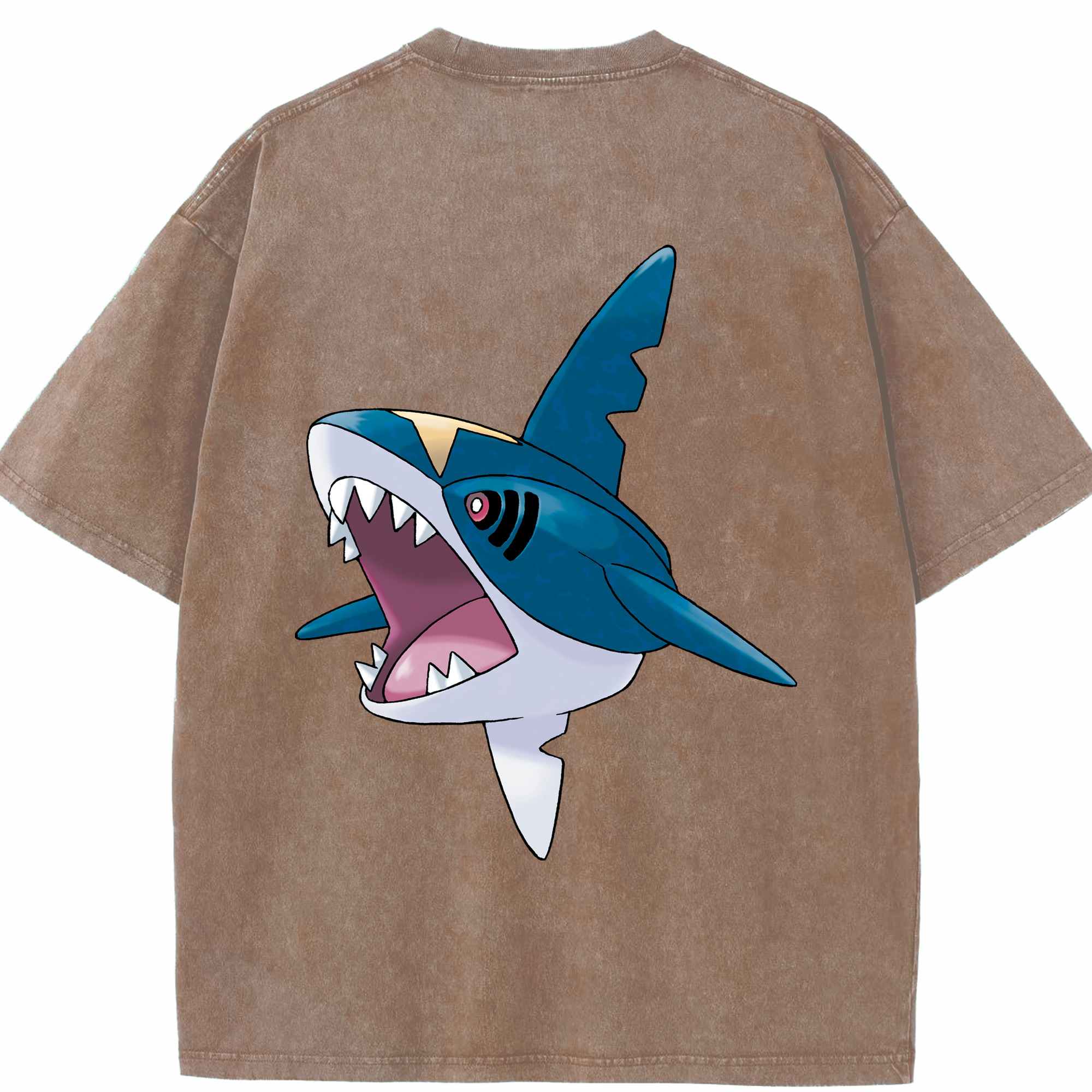 （画像用） ポケットモンスター Pokémon 綿100% ヴィンテージ風 半袖Tシャツ（背面プリント）