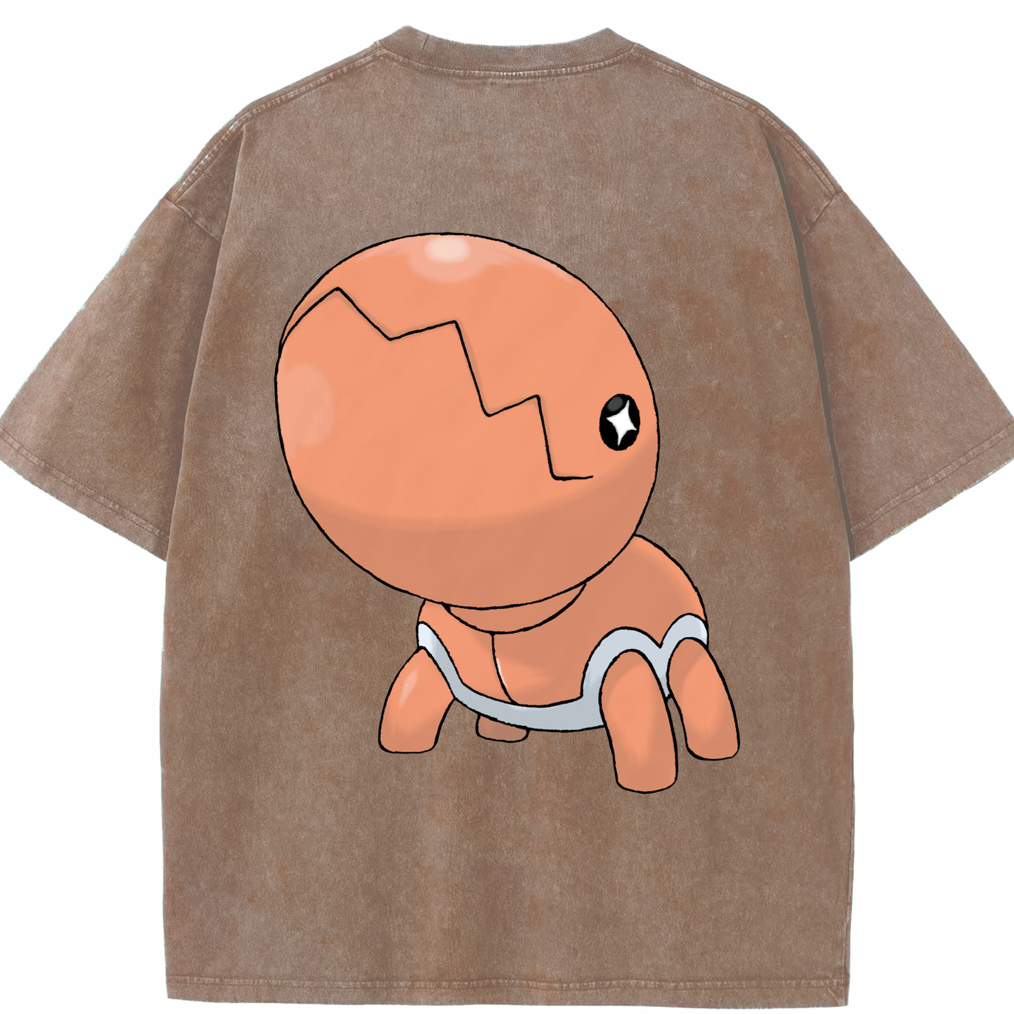 （画像用） ポケットモンスター Pokémon 綿100% ヴィンテージ風 半袖Tシャツ（背面プリント）