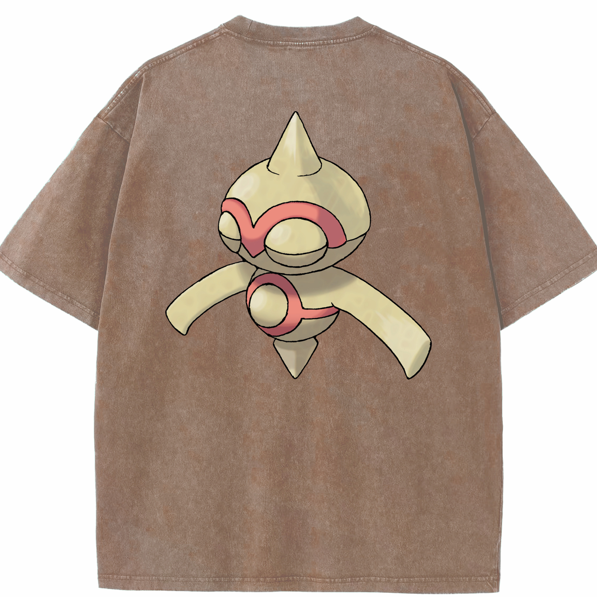 （画像用） ポケットモンスター Pokémon 綿100% ヴィンテージ風 半袖Tシャツ（背面プリント）