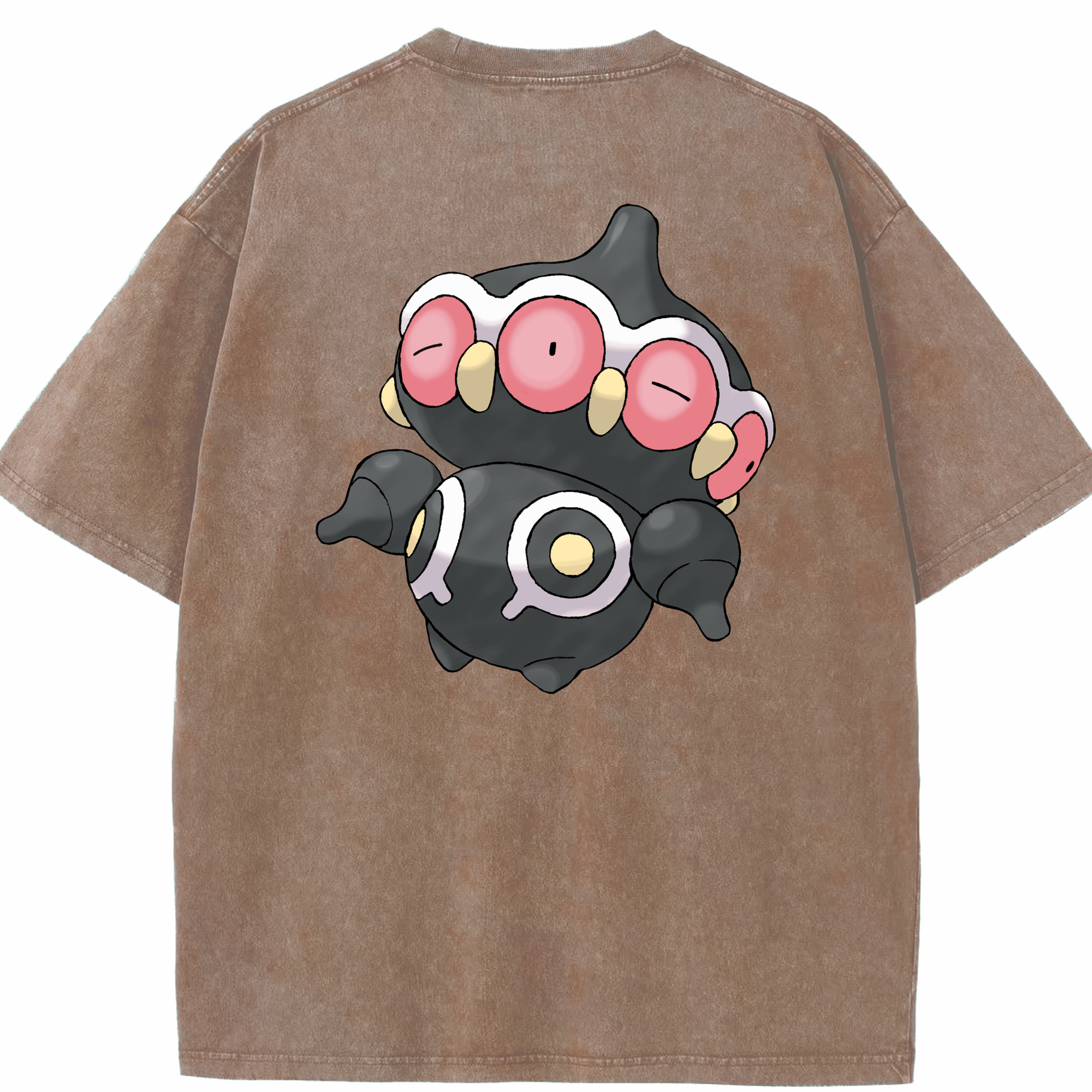 （画像用） ポケットモンスター Pokémon 綿100% ヴィンテージ風 半袖Tシャツ（背面プリント）