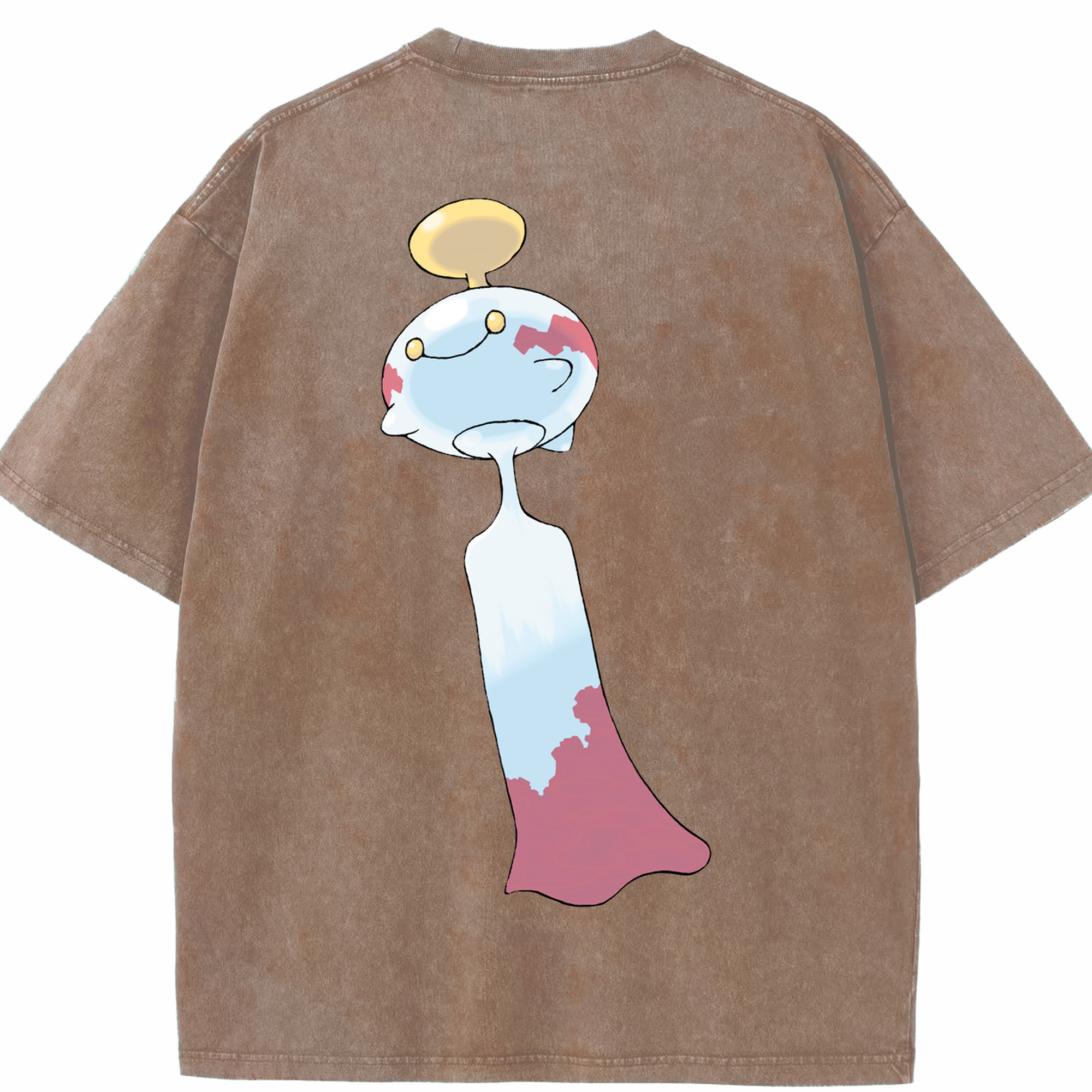 （画像用） ポケットモンスター Pokémon 綿100% ヴィンテージ風 半袖Tシャツ（背面プリント）