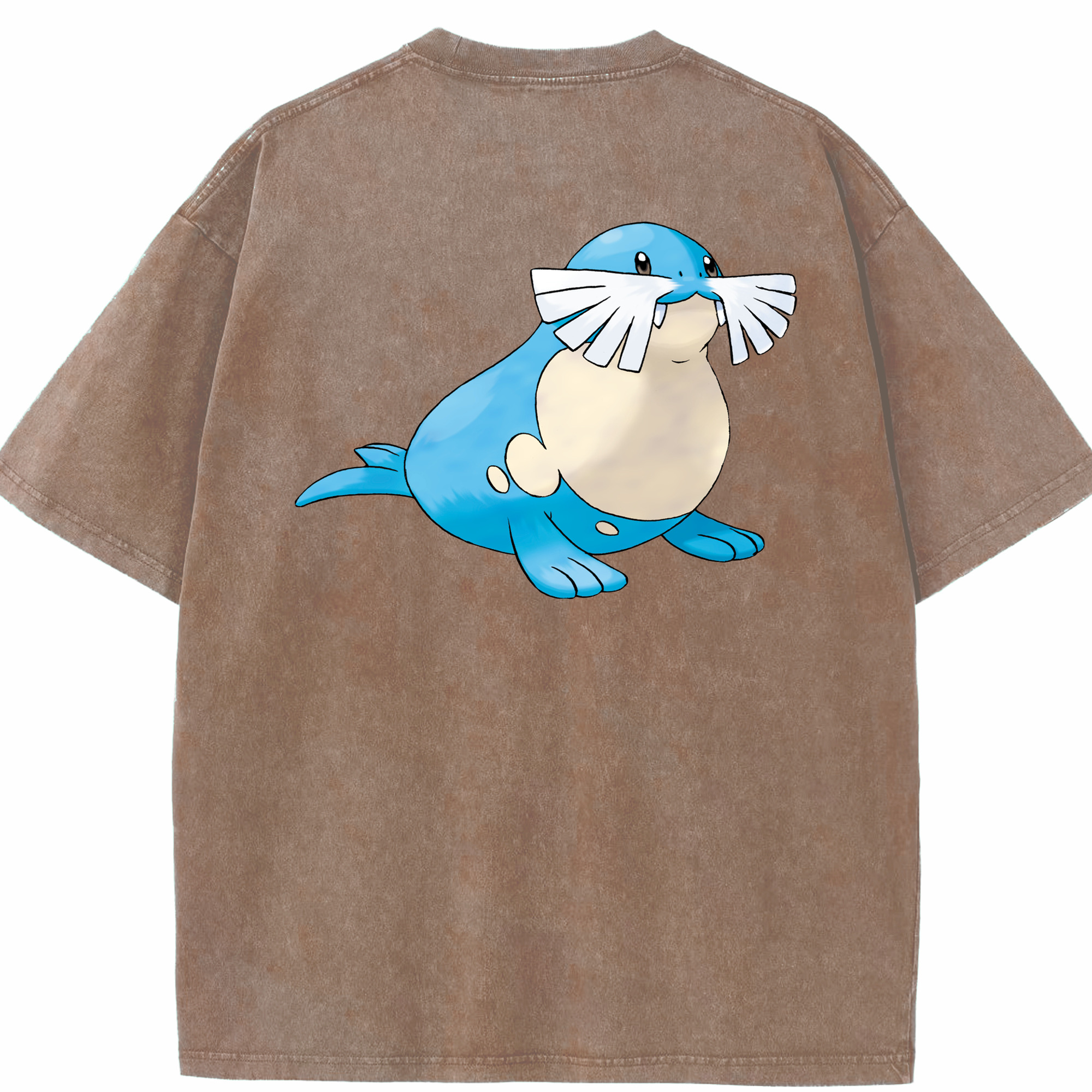（画像用） ポケットモンスター Pokémon 綿100% ヴィンテージ風 半袖Tシャツ（背面プリント）