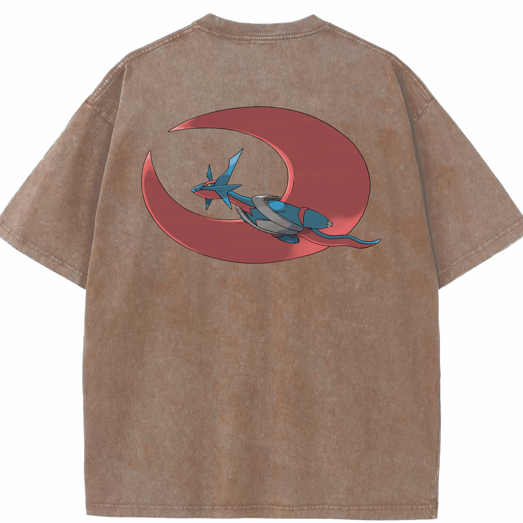 （画像用） ポケットモンスター Pokémon 綿100% ヴィンテージ風 半袖Tシャツ（背面プリント）