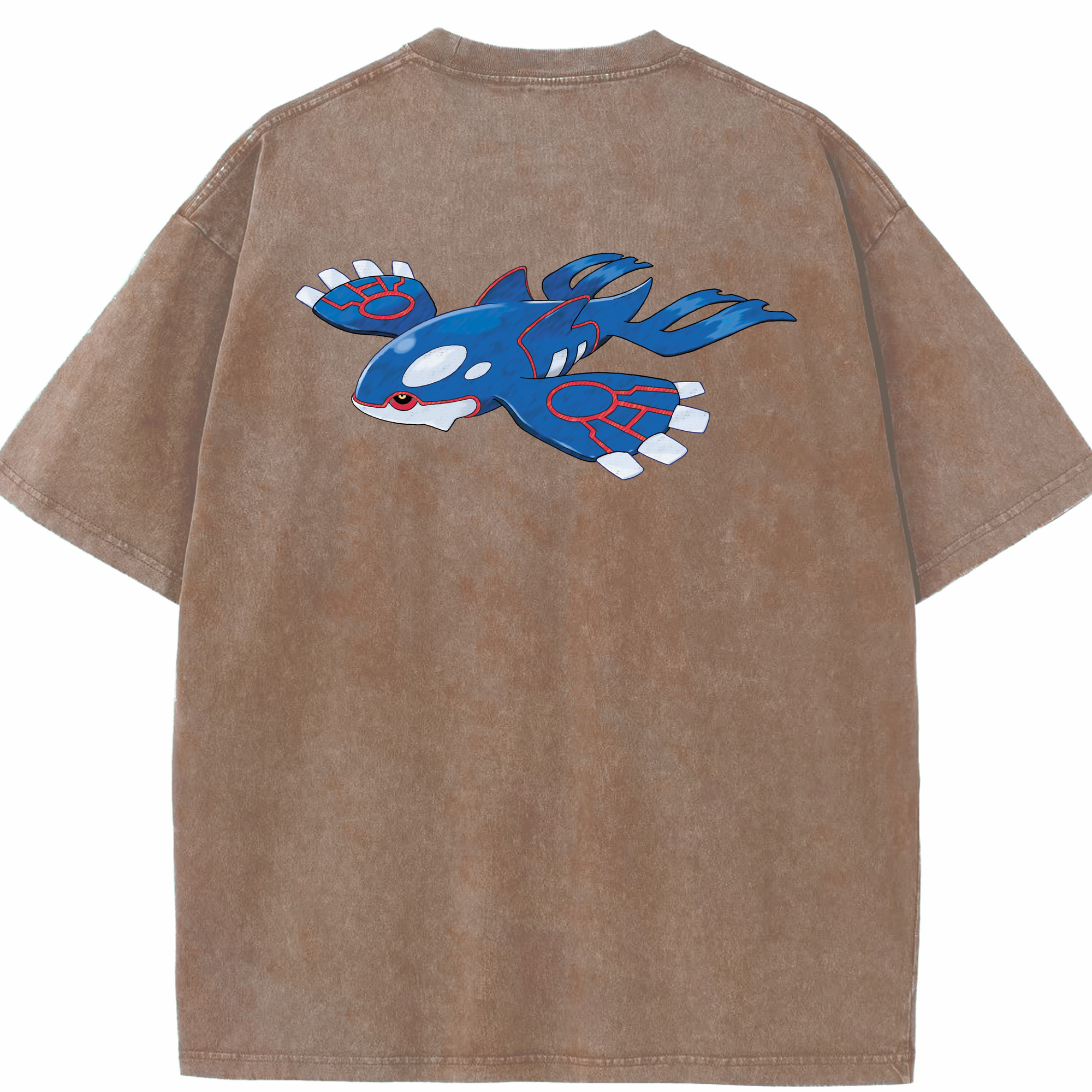 （画像用） ポケットモンスター Pokémon 綿100% ヴィンテージ風 半袖Tシャツ（背面プリント）