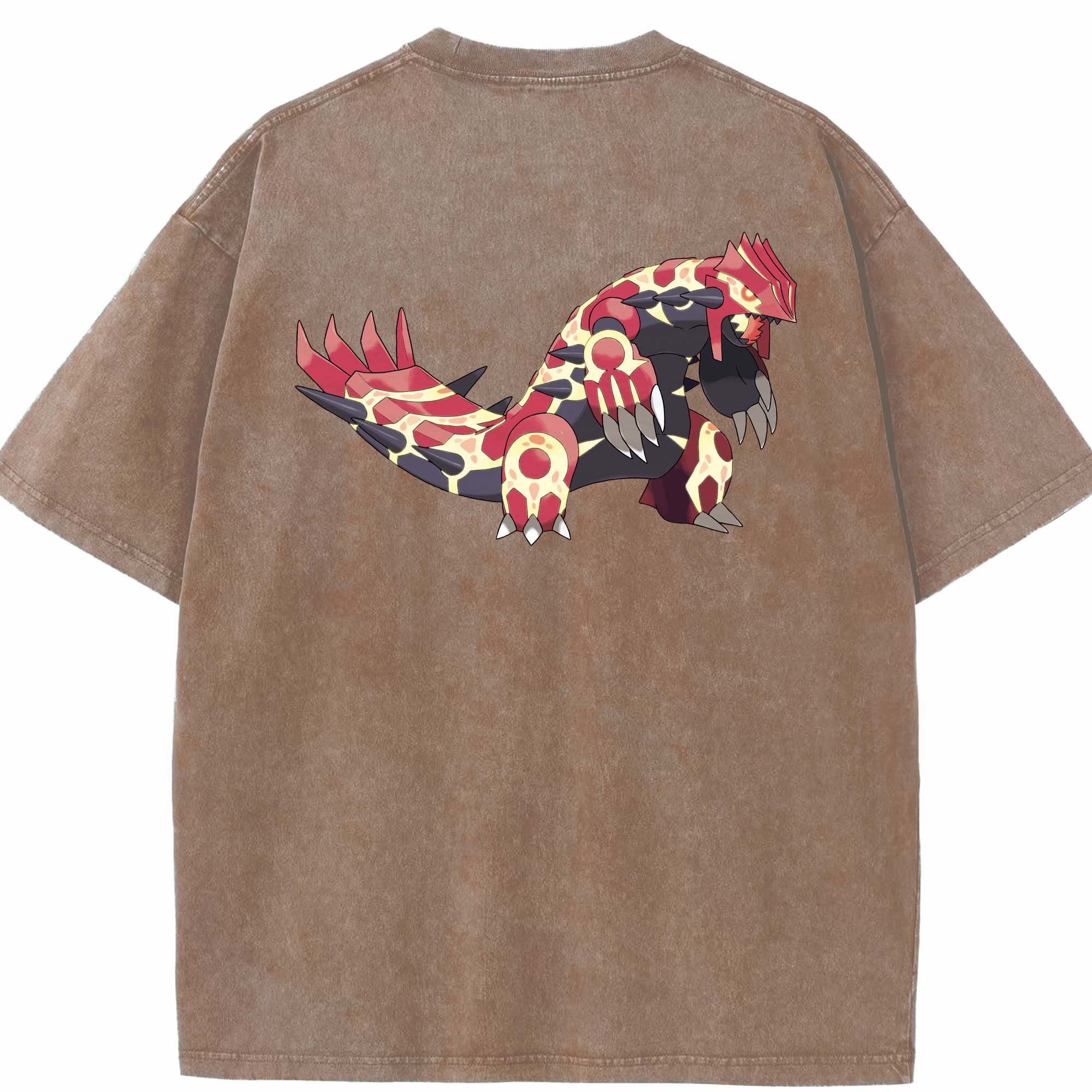 （画像用） ポケットモンスター Pokémon 綿100% ヴィンテージ風 半袖Tシャツ（背面プリント）