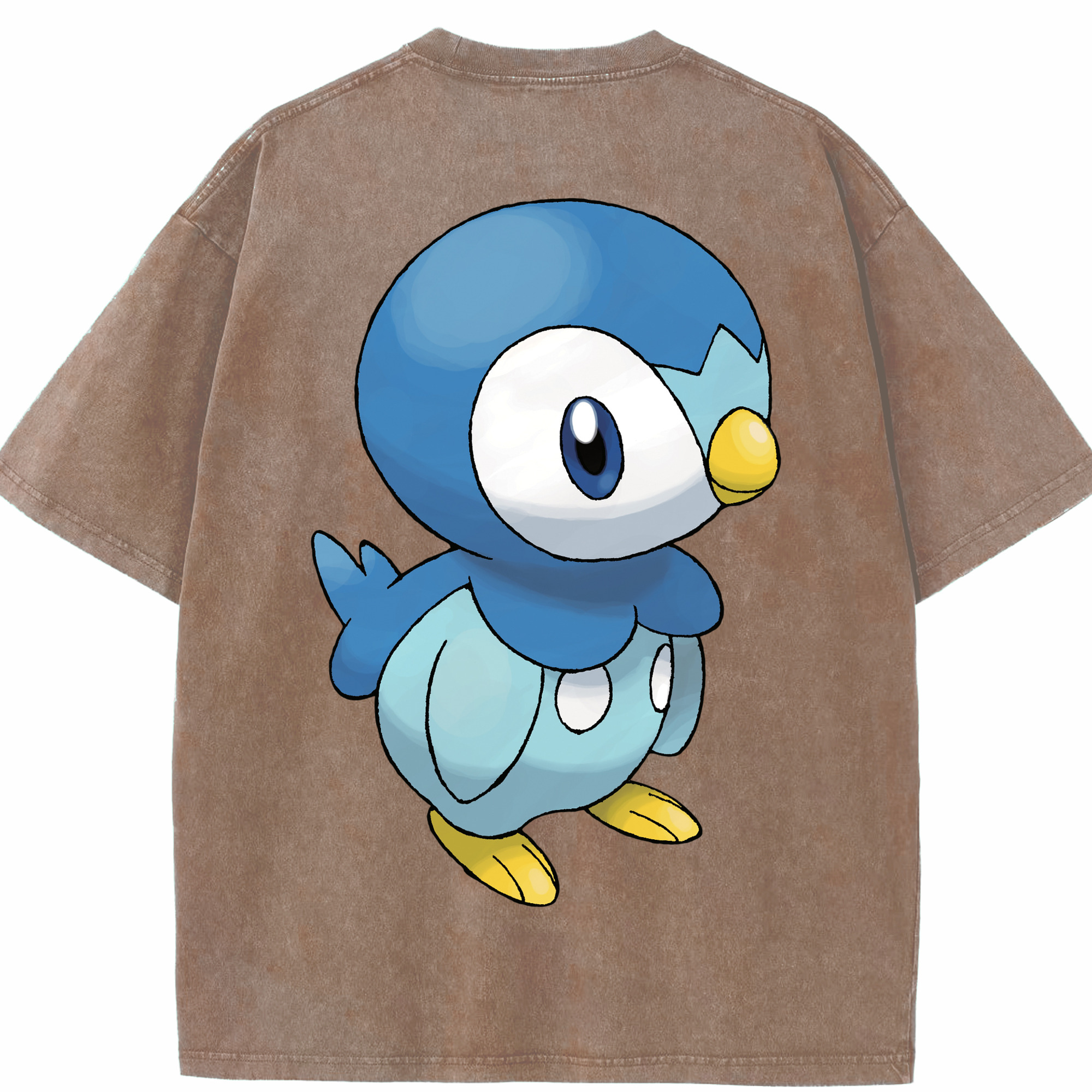 （画像用） ポケットモンスター Pokémon 綿100% ヴィンテージ風 半袖Tシャツ（背面プリント）