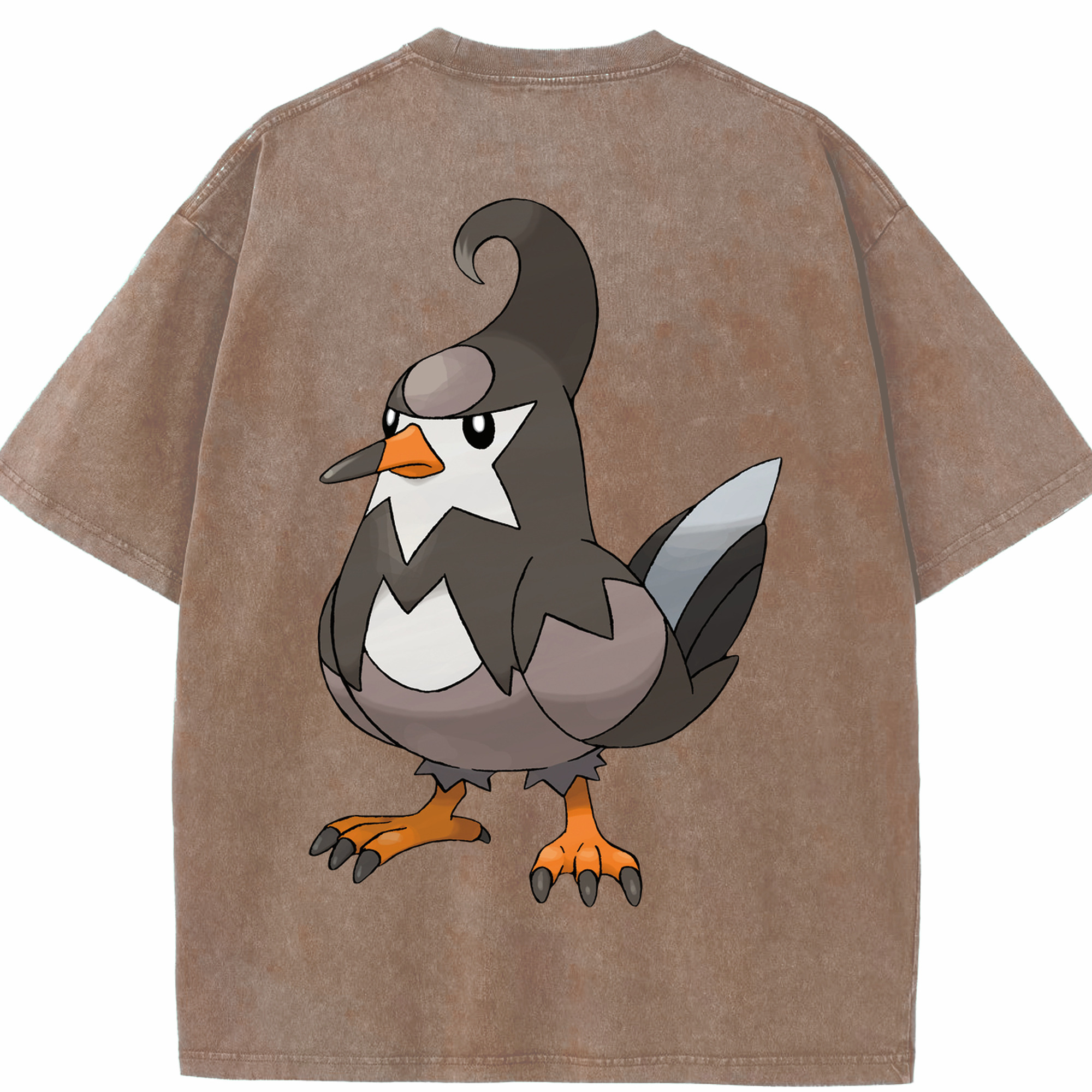（画像用） ポケットモンスター Pokémon 綿100% ヴィンテージ風 半袖Tシャツ（背面プリント）