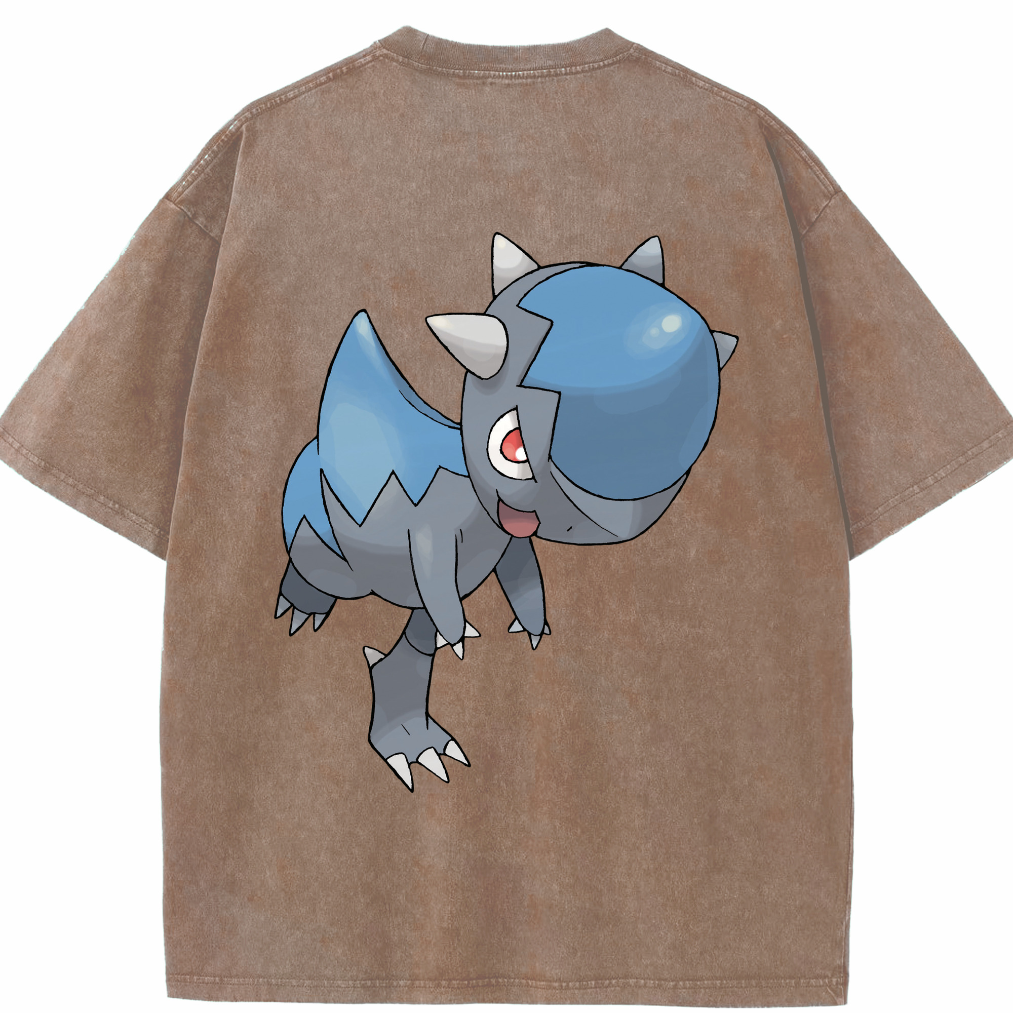 （画像用） ポケットモンスター Pokémon 綿100% ヴィンテージ風 半袖Tシャツ（背面プリント）