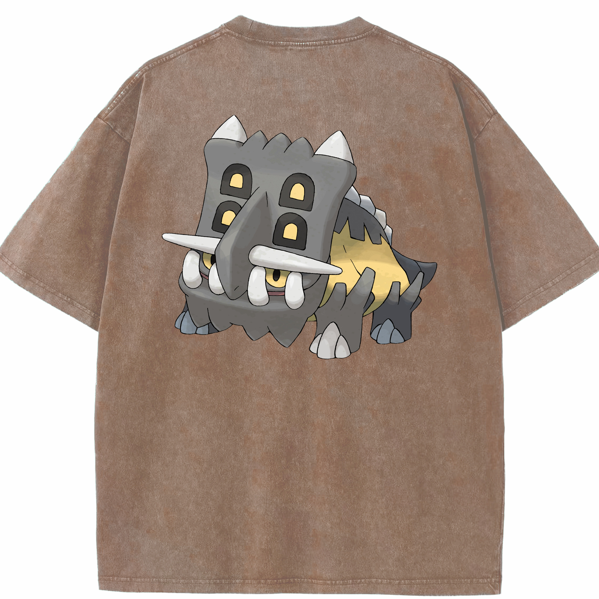 （画像用） ポケットモンスター Pokémon 綿100% ヴィンテージ風 半袖Tシャツ（背面プリント）