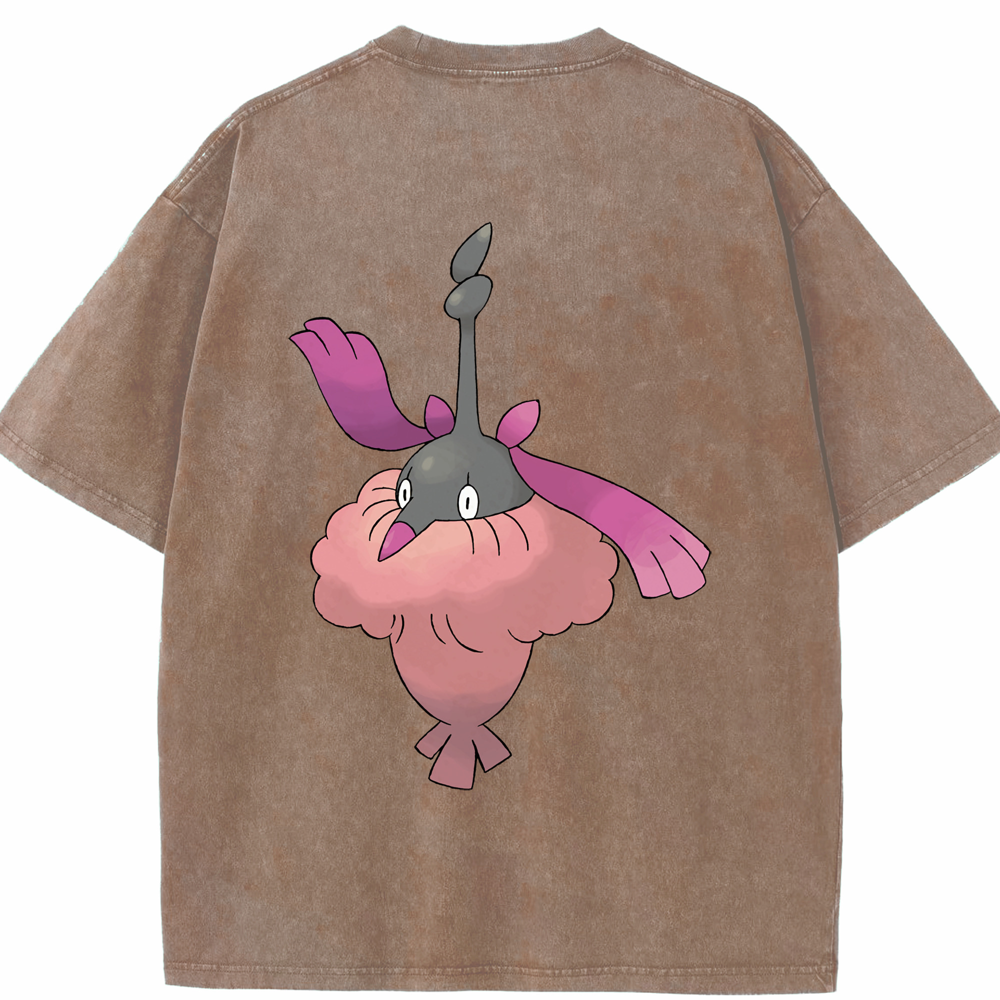 （画像用） ポケットモンスター Pokémon 綿100% ヴィンテージ風 半袖Tシャツ（背面プリント）