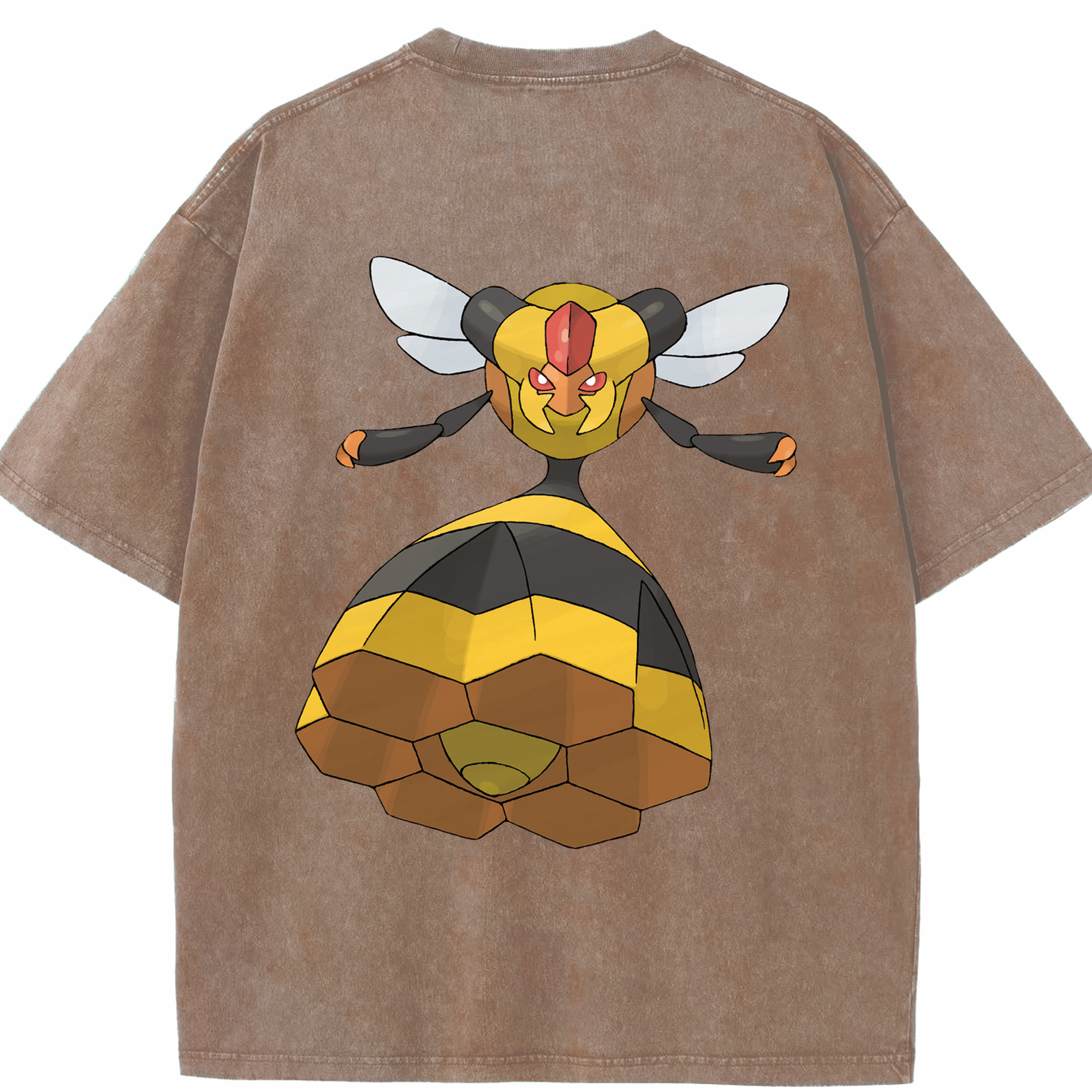 （画像用） ポケットモンスター Pokémon 綿100% ヴィンテージ風 半袖Tシャツ（背面プリント）