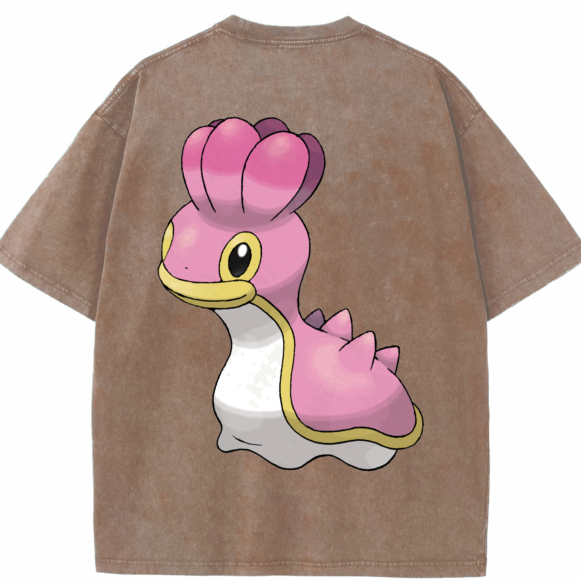 （画像用） ポケットモンスター Pokémon 綿100% ヴィンテージ風 半袖Tシャツ（背面プリント）