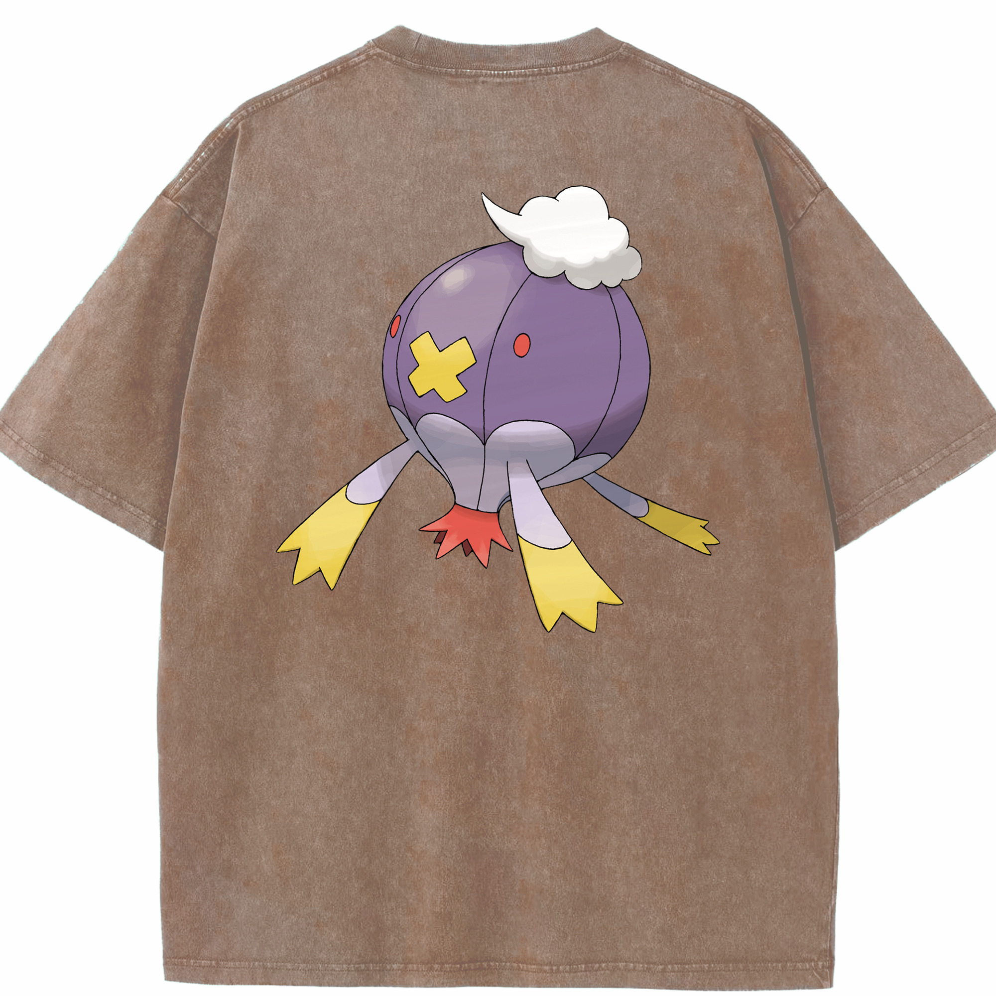 （画像用） ポケットモンスター Pokémon 綿100% ヴィンテージ風 半袖Tシャツ（背面プリント）